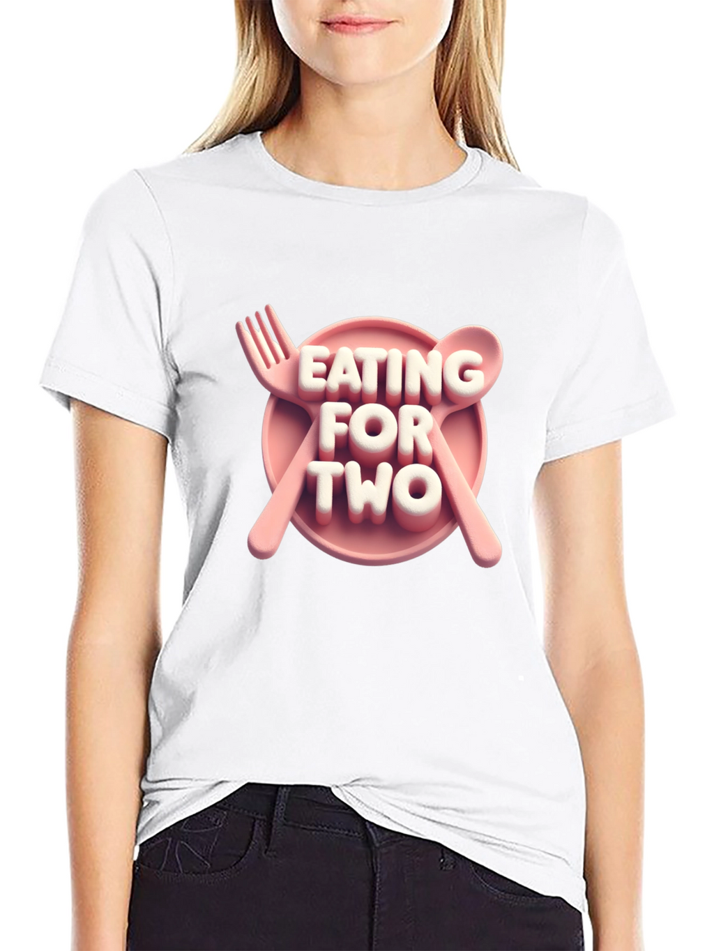 Eating for Two T-Shirt - Maternity Novelty Tee