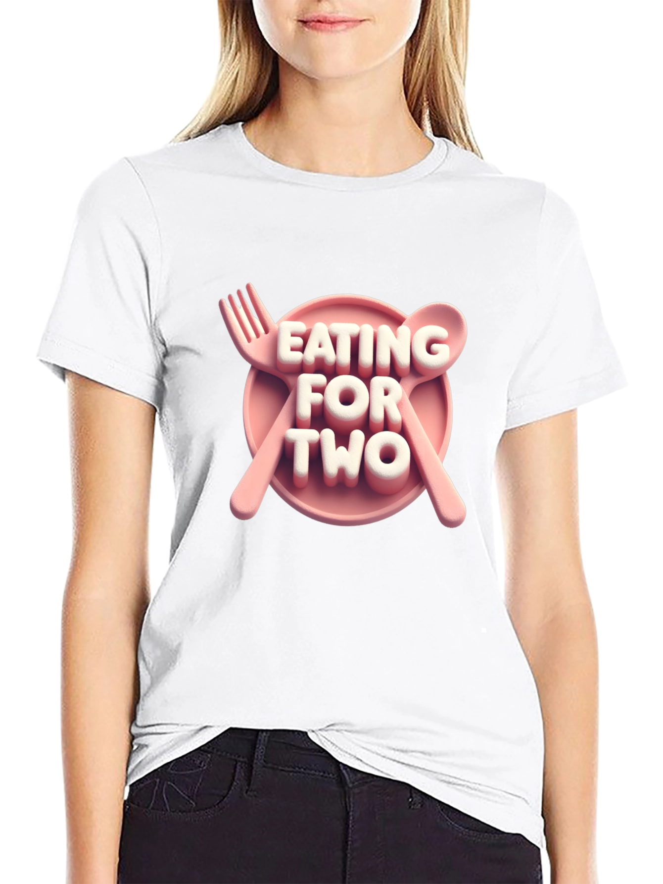 Eating for Two T-Shirt - Maternity Novelty Tee