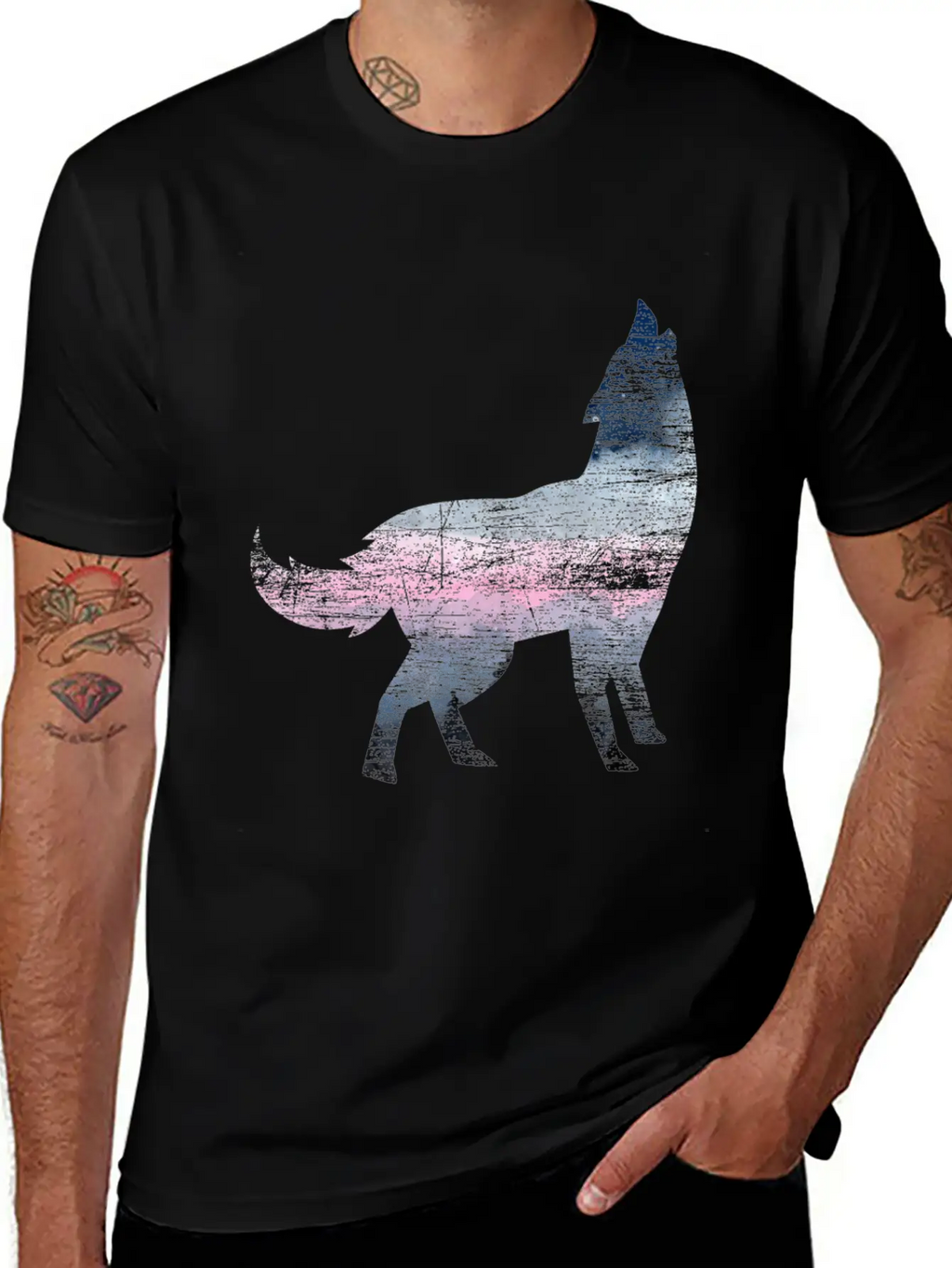 Wolf Animal Welfare Unisex Short Sleeve Soft Cotton T-Shirt – Casual Everyday Wear