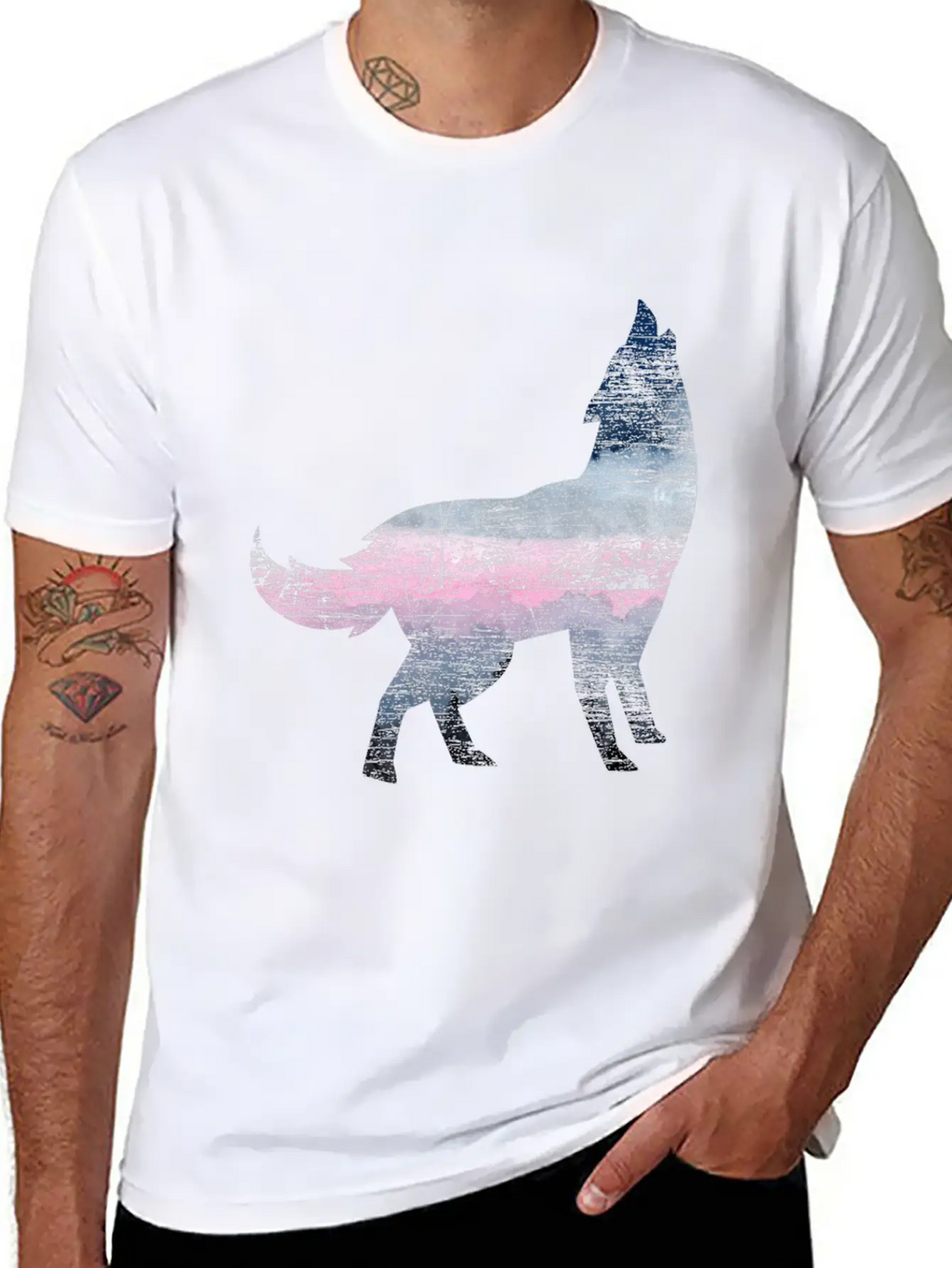 Wolf Animal Welfare Unisex Short Sleeve Soft Cotton T-Shirt – Casual Everyday Wear