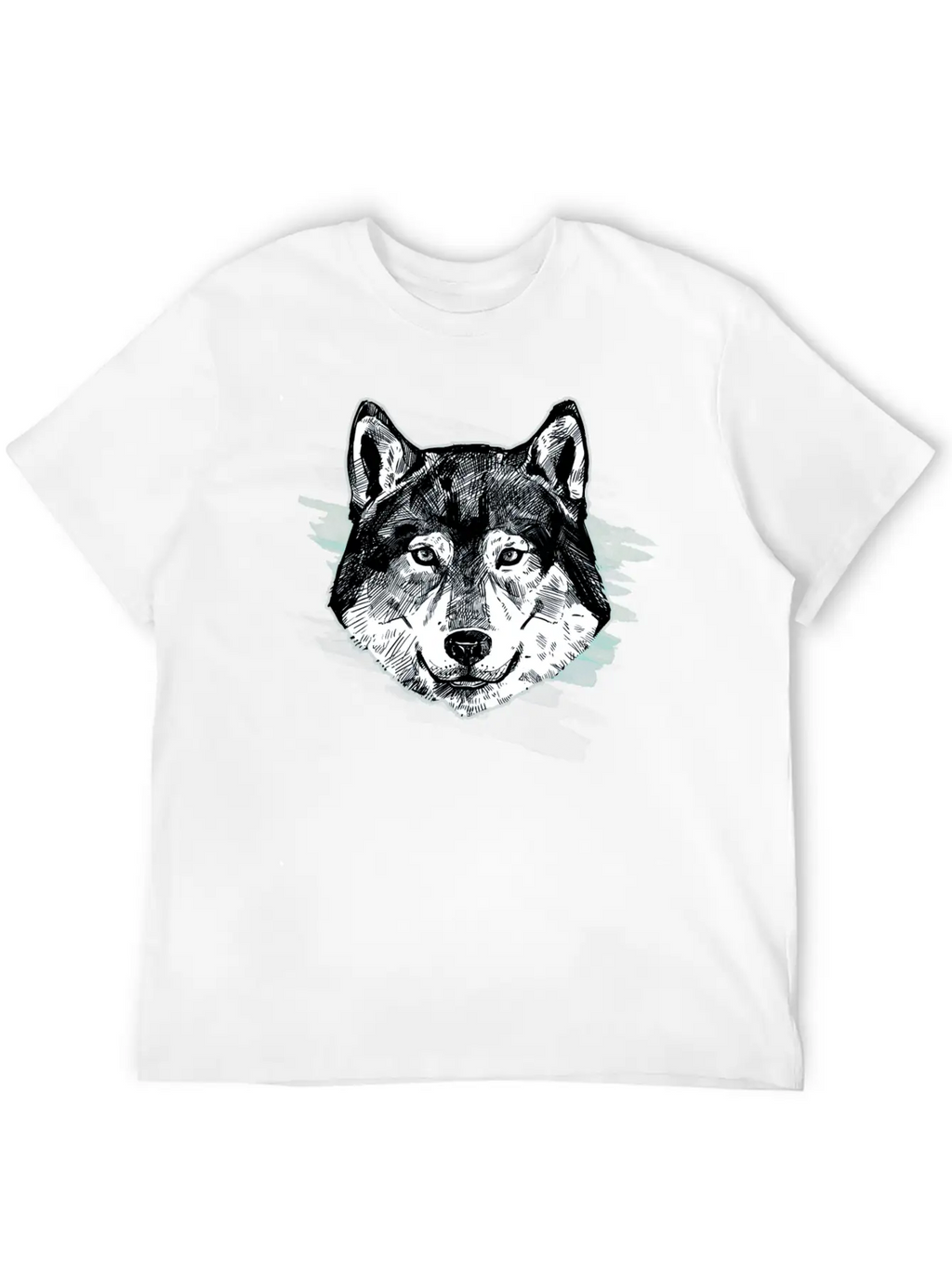Wolf Arctic Art Animal Lover Gift Idea Unisex Casual T-Shirt – Clean Design For Daily Comfort