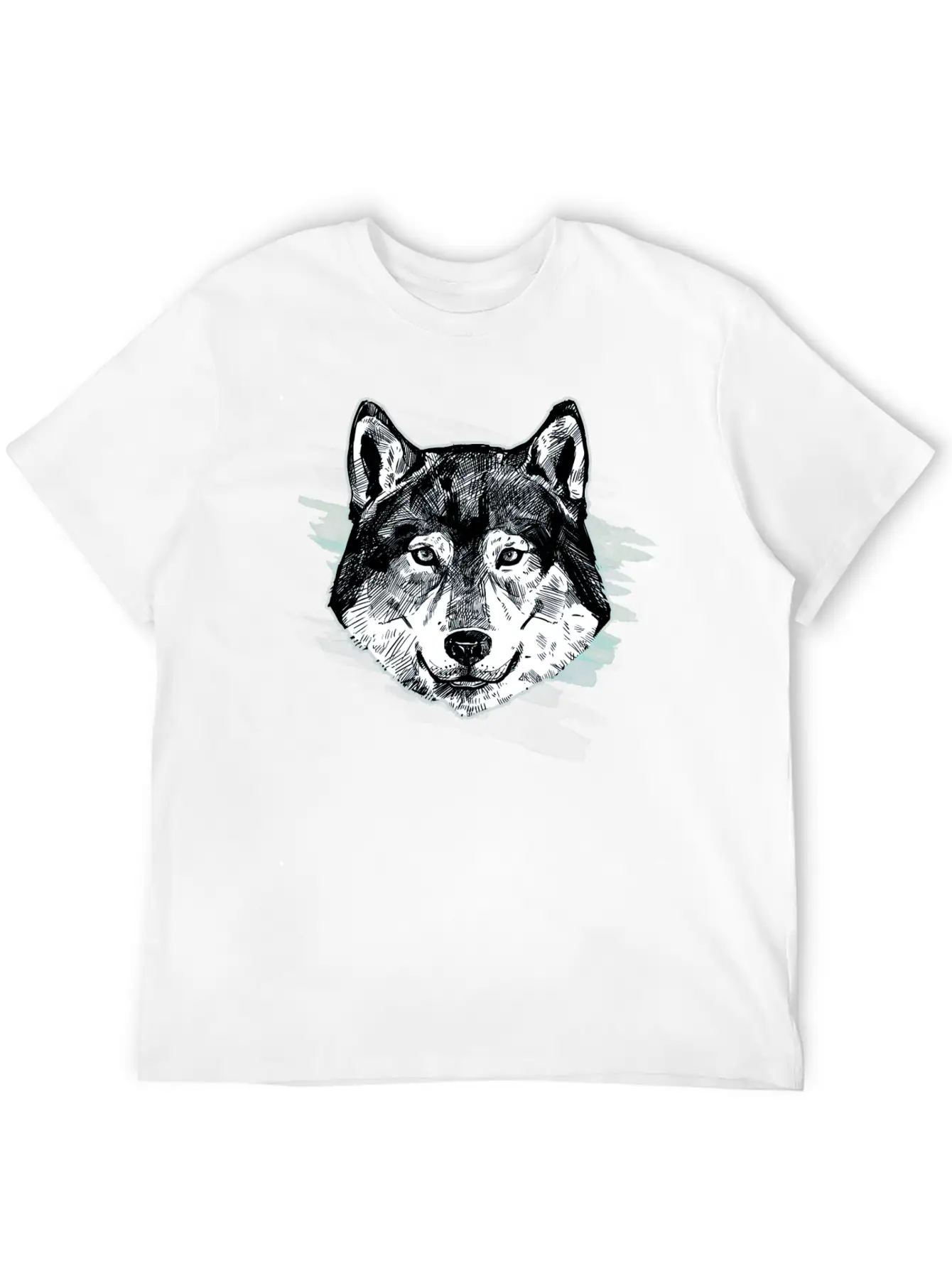 Wolf Arctic Art Animal Lover Gift Idea Unisex Casual T-Shirt – Clean Design For Daily Comfort