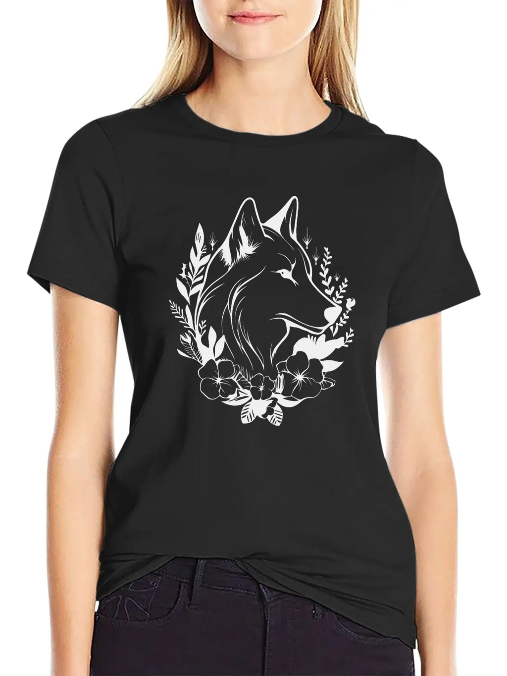 Wolf Breathable Soft Cotton T-Shirt – Timeless Casual Look