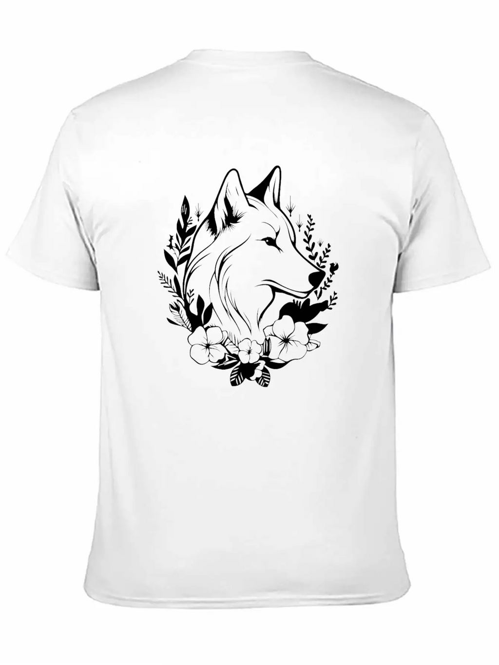 Wolf Breathable Soft Cotton T-Shirt – Timeless Casual Look