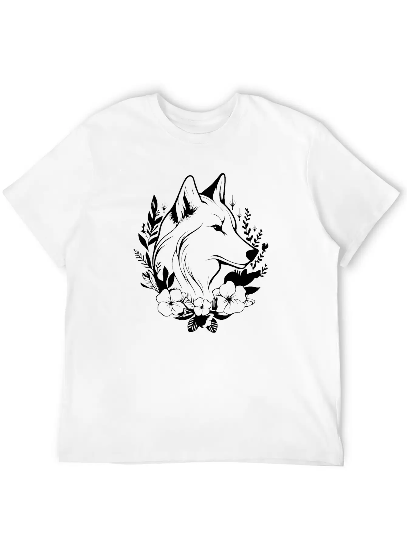 Wolf Breathable Soft Cotton T-Shirt – Timeless Casual Look