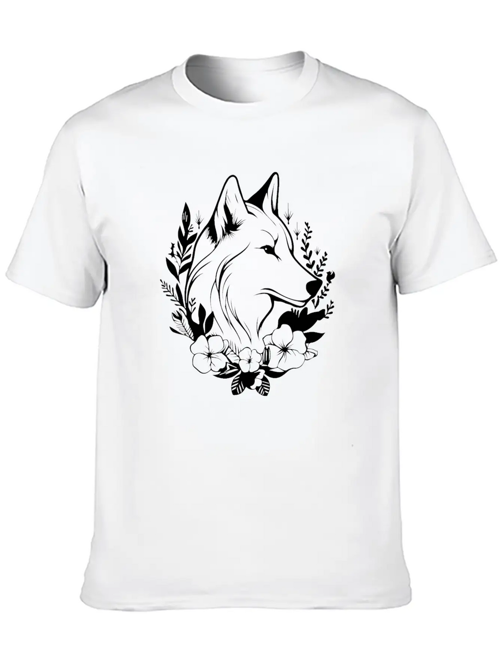 Wolf Breathable Soft Cotton T-Shirt – Timeless Casual Look
