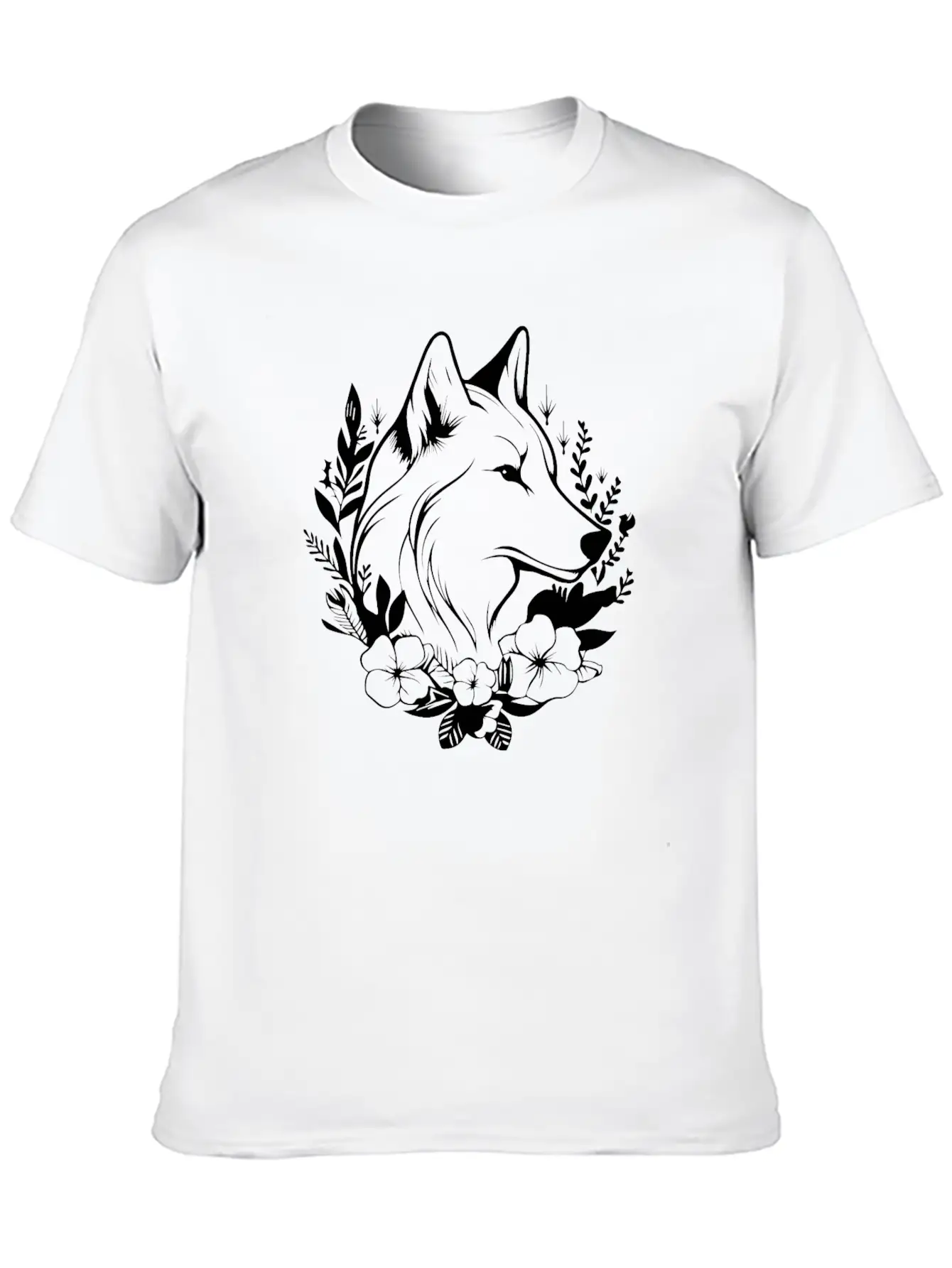 Wolf Breathable Soft Cotton T-Shirt – Timeless Casual Look