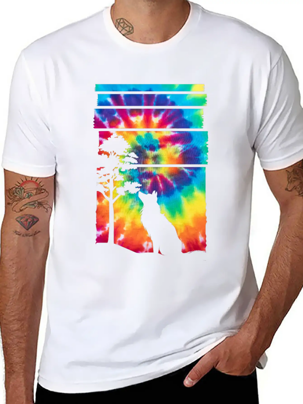 Wolf Gift Essential Cotton Tee For Daily Outfits – Unisex Style
