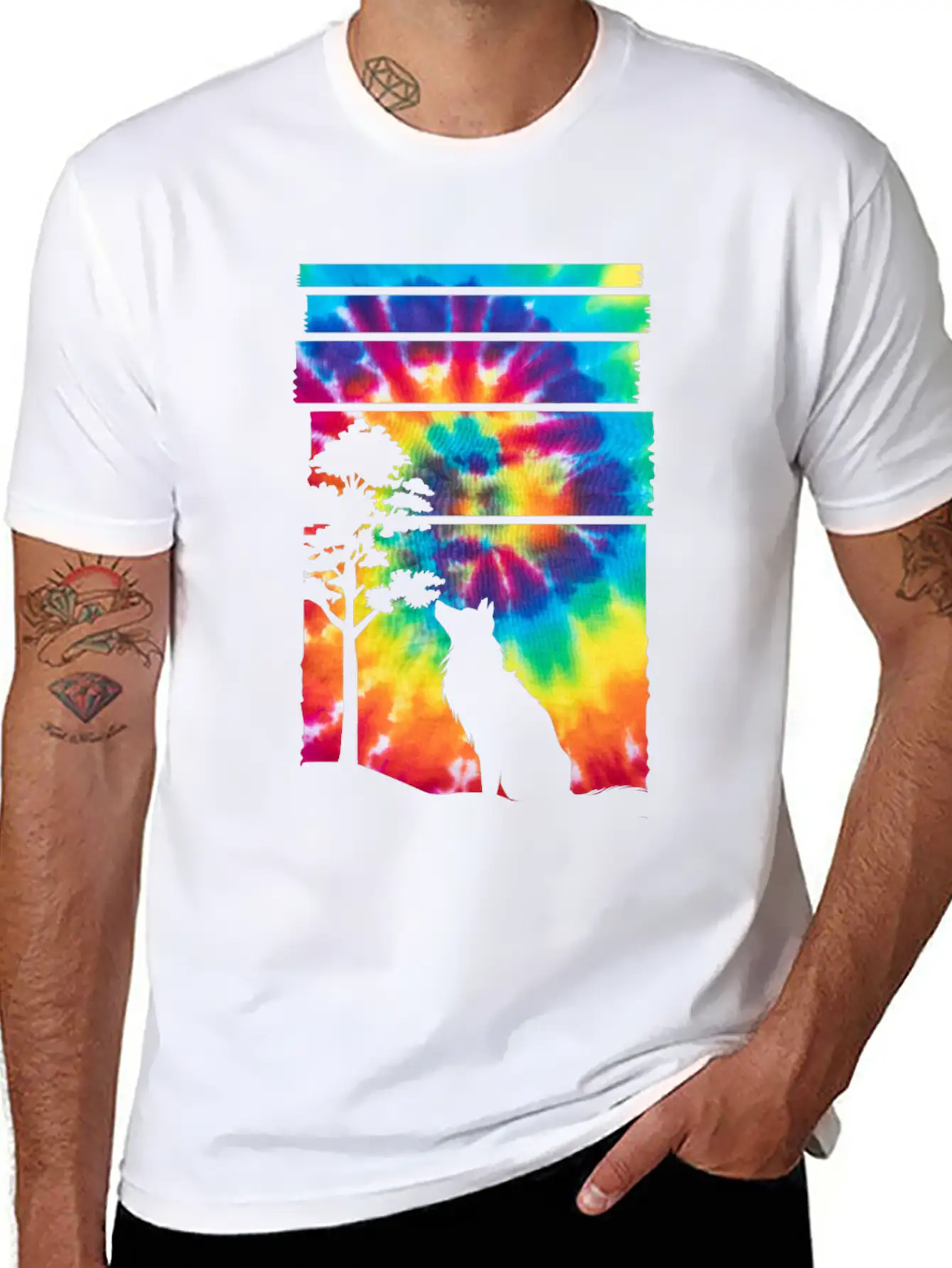 Wolf Gift Essential Cotton Tee For Daily Outfits – Unisex Style