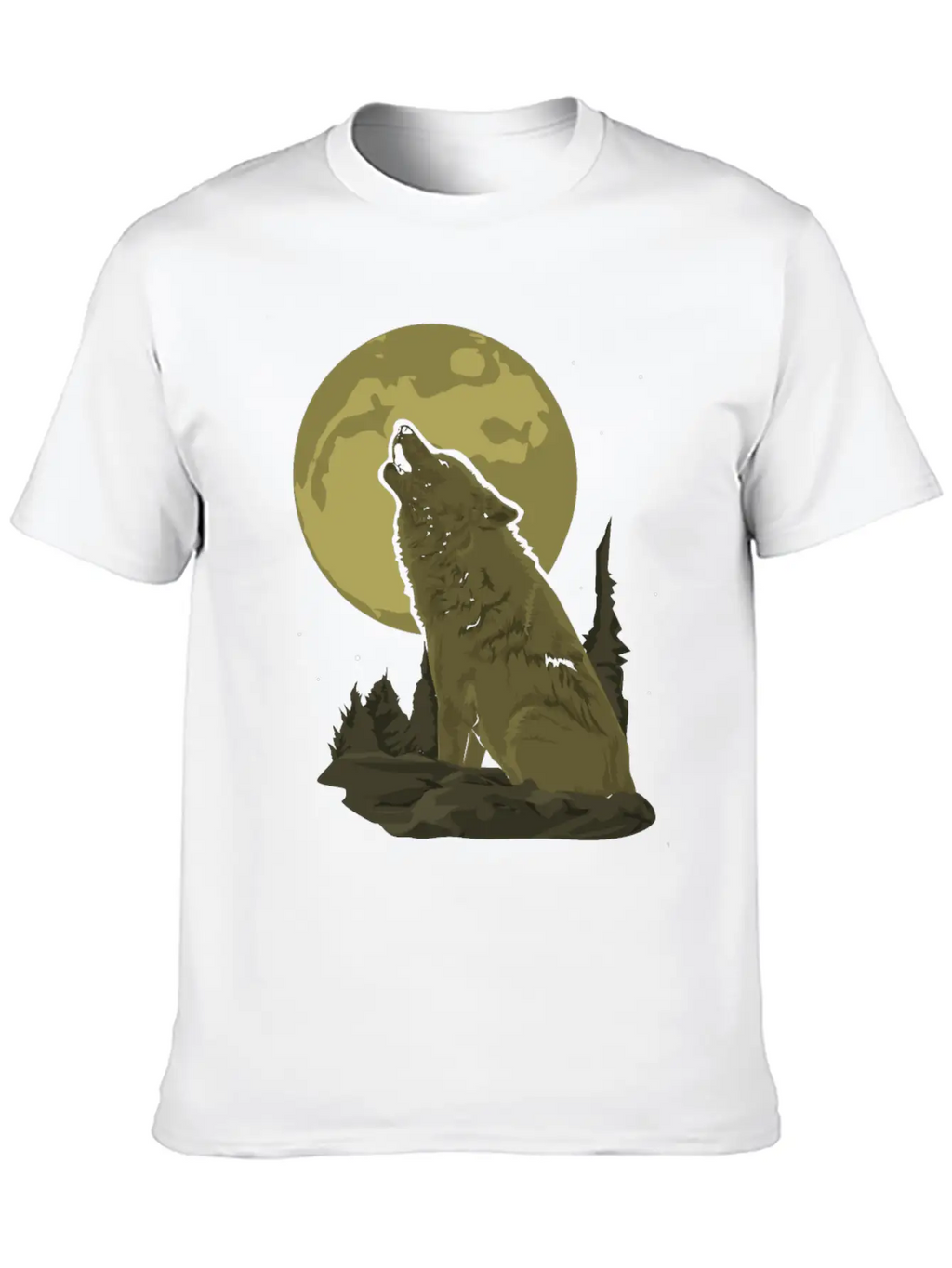 Wolf Gift Unisex Casual T-Shirt – Clean Design For Daily Comfort