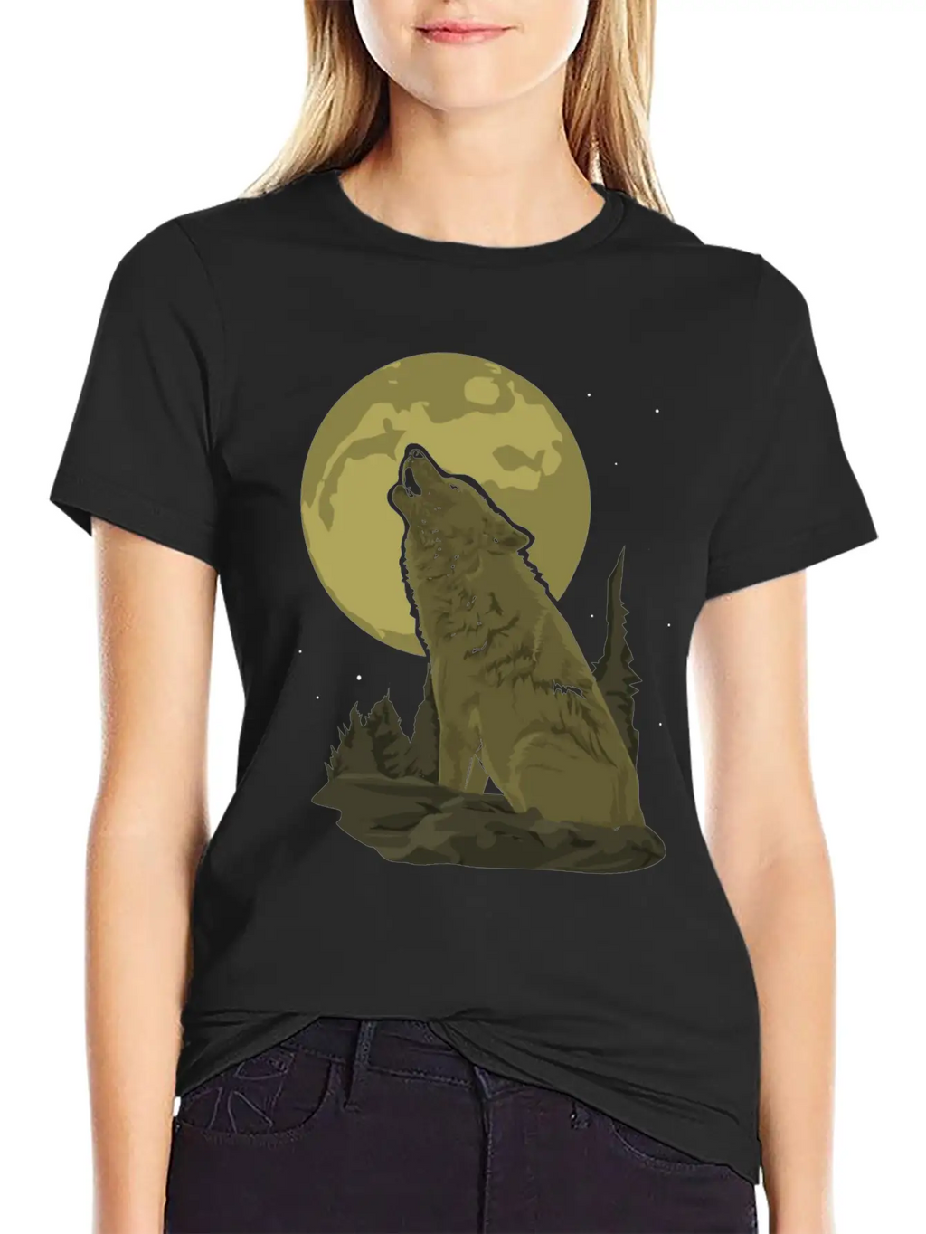 Wolf Gift Unisex Casual T-Shirt – Clean Design For Daily Comfort