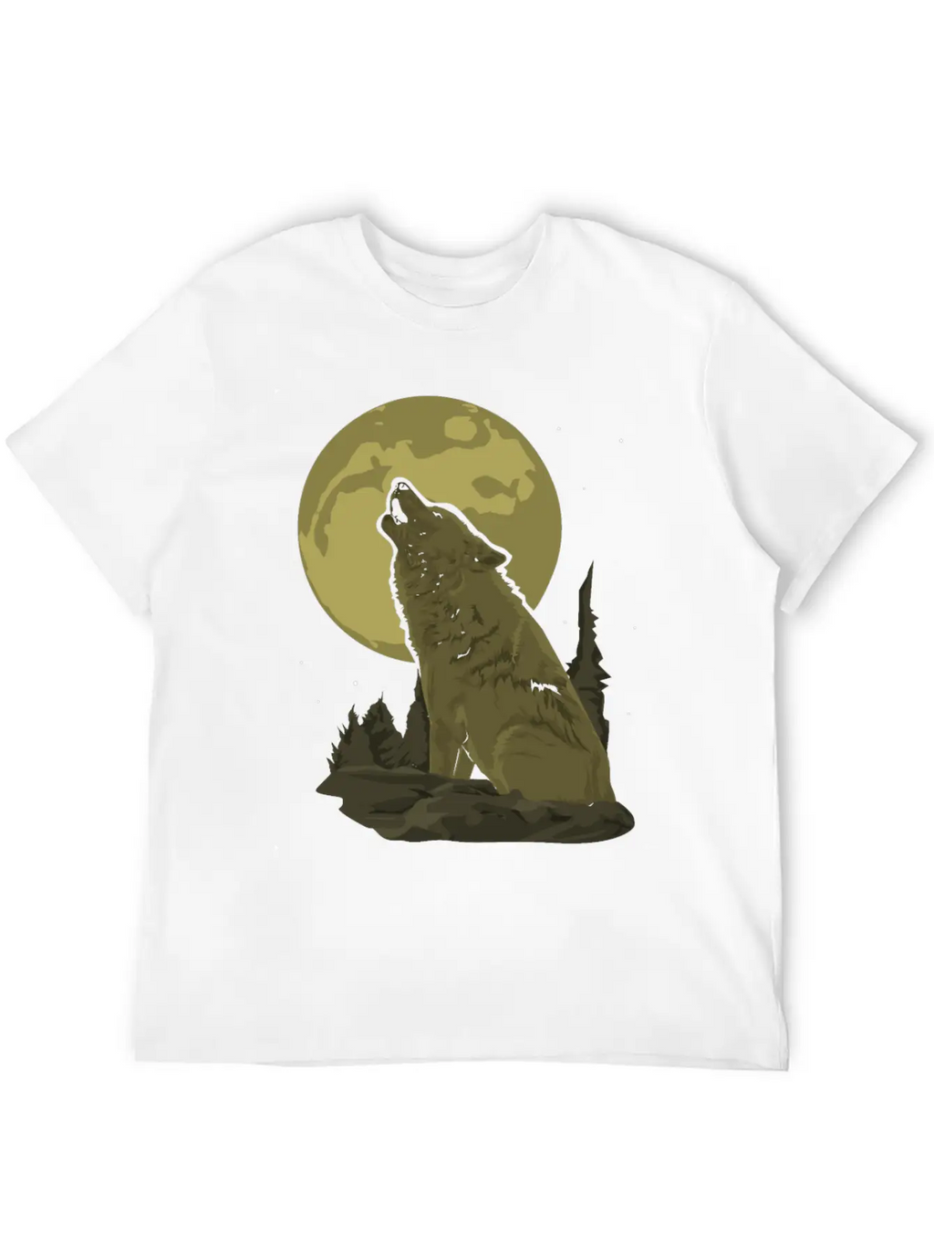 Wolf Gift Unisex Casual T-Shirt – Clean Design For Daily Comfort