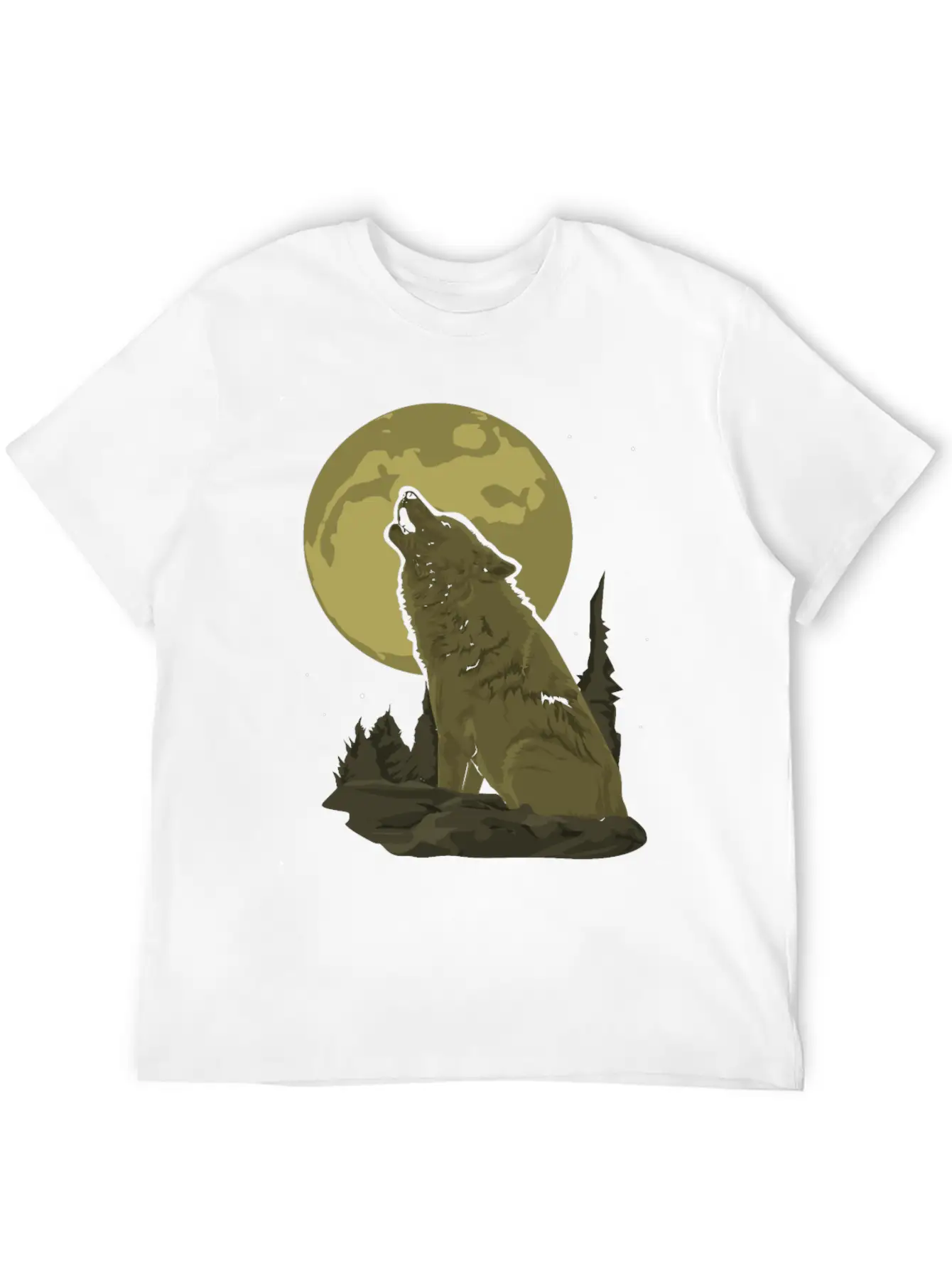 Wolf Gift Unisex Casual T-Shirt – Clean Design For Daily Comfort