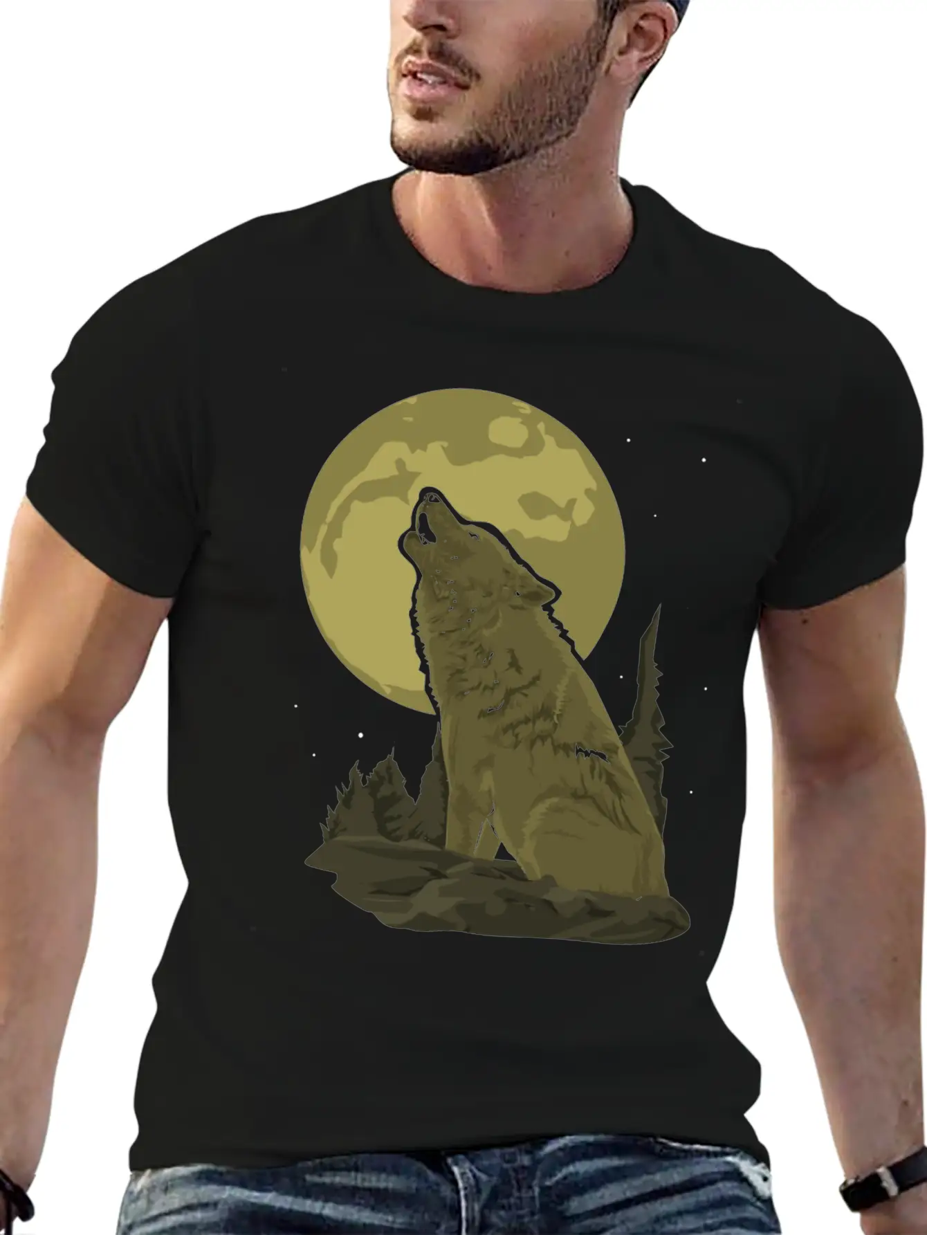 Wolf Gift Unisex Casual T-Shirt – Clean Design For Daily Comfort