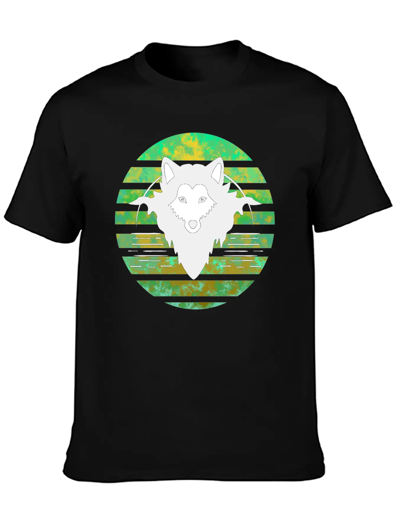 Wolf Head Sunset Classic Fit Graphic Tee For Daily Comfort – Unisex Cotton Shirt