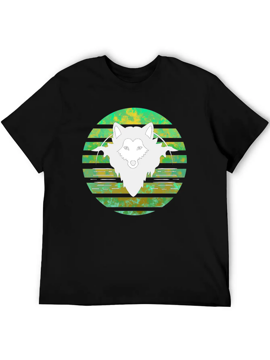 Wolf Head Sunset Classic Fit Graphic Tee For Daily Comfort – Unisex Cotton Shirt
