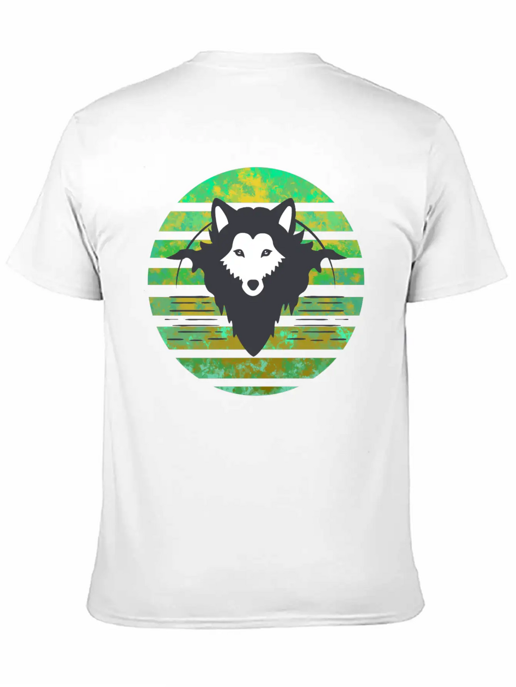 Wolf Head Sunset Classic Fit Graphic Tee For Daily Comfort – Unisex Cotton Shirt