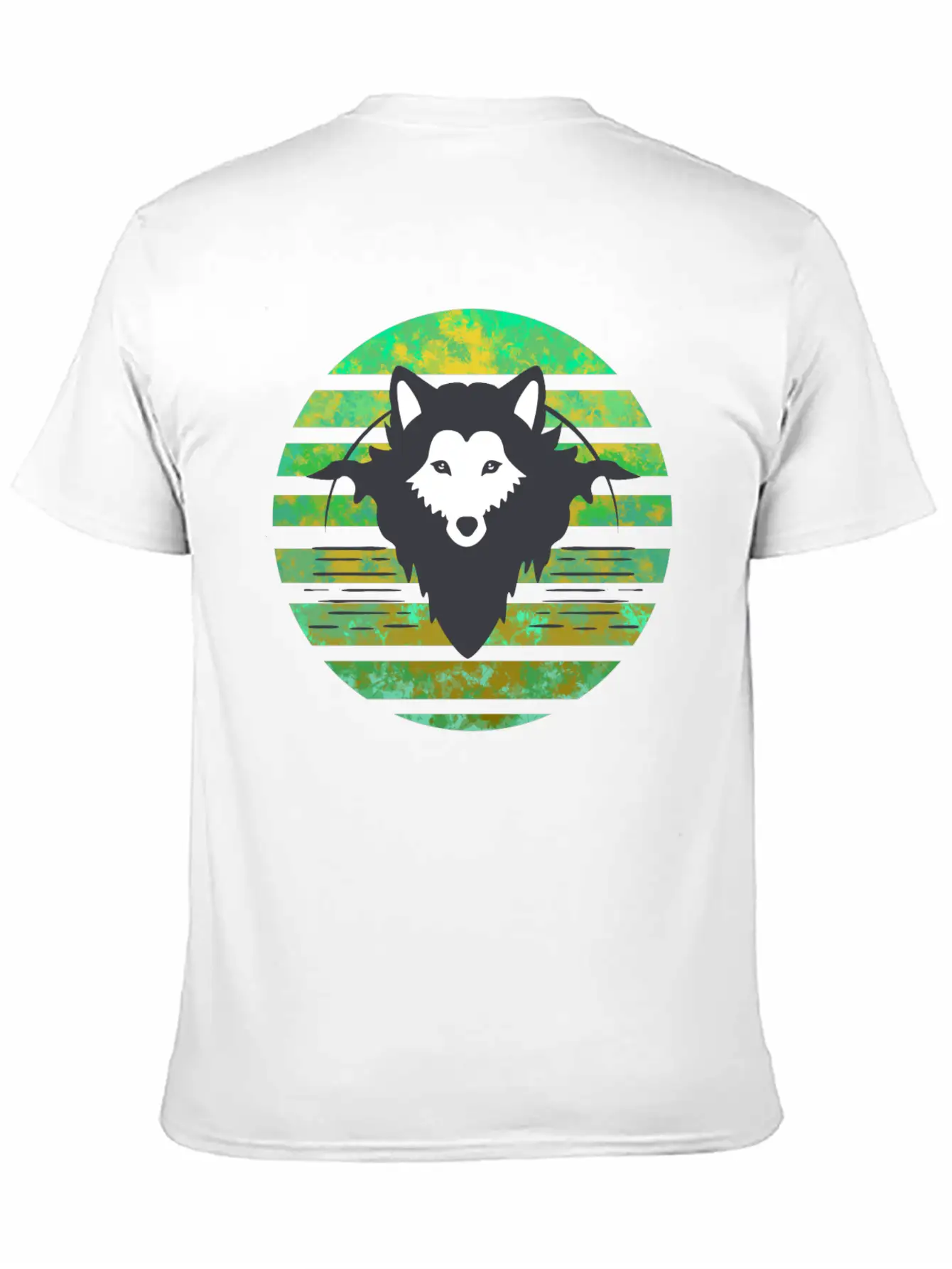 Wolf Head Sunset Classic Fit Graphic Tee For Daily Comfort – Unisex Cotton Shirt