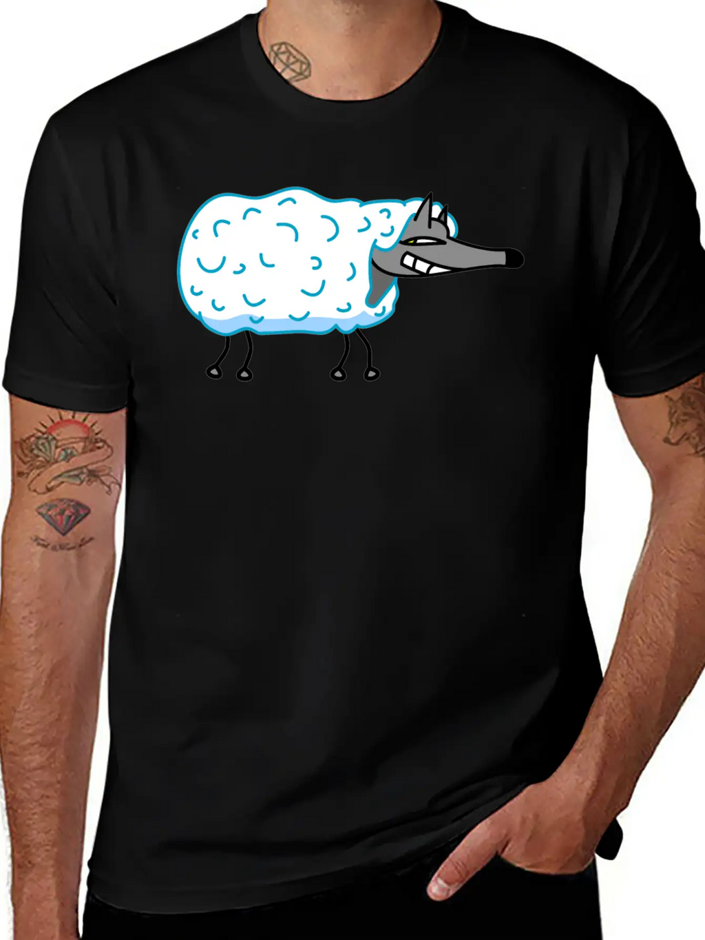 Wolf In Sheep S Clothing Unisex Casual T-Shirt – Clean Design For Daily Comfort