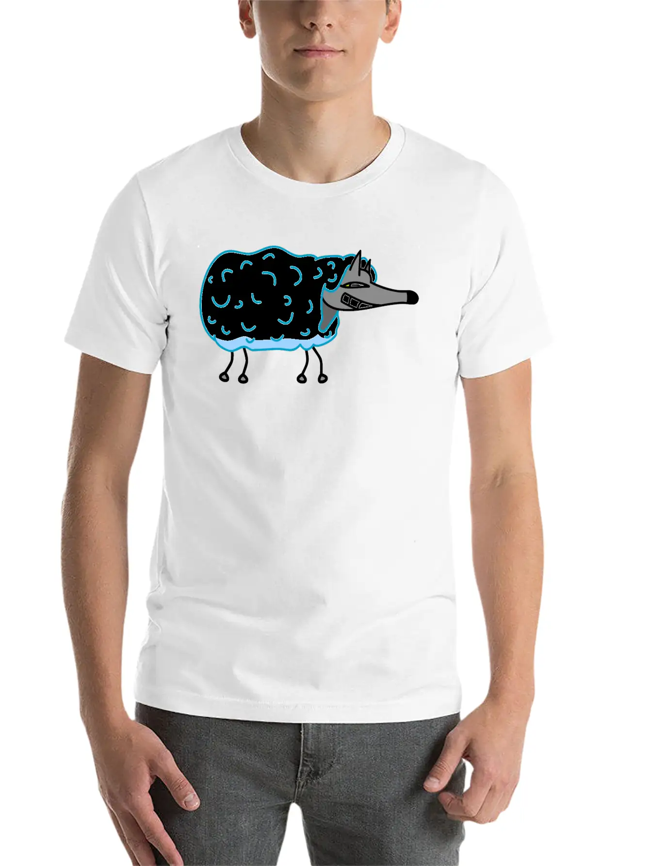 Wolf In Sheep S Clothing Unisex Casual T-Shirt – Clean Design For Daily Comfort