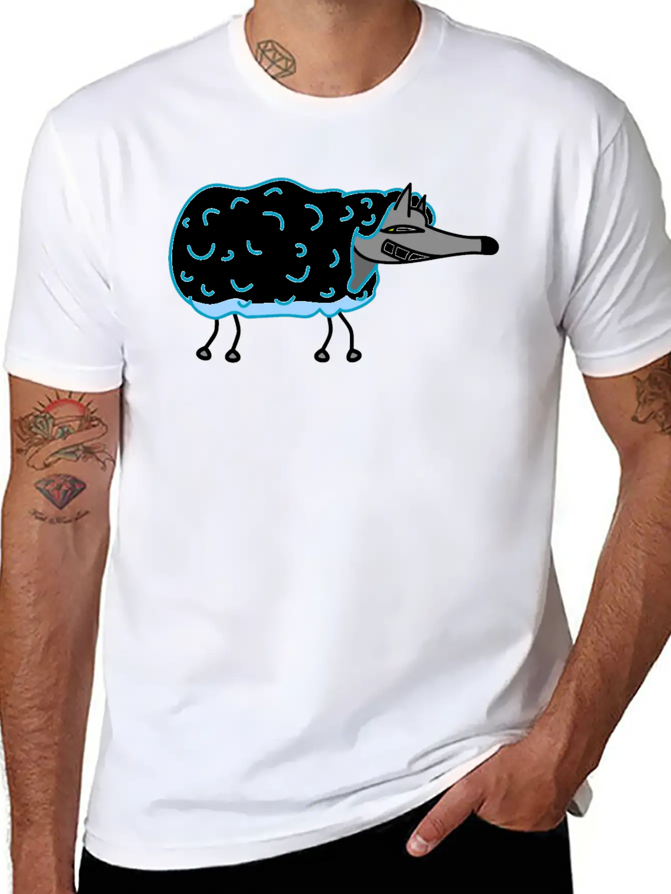 Wolf In Sheep S Clothing Unisex Casual T-Shirt – Clean Design For Daily Comfort