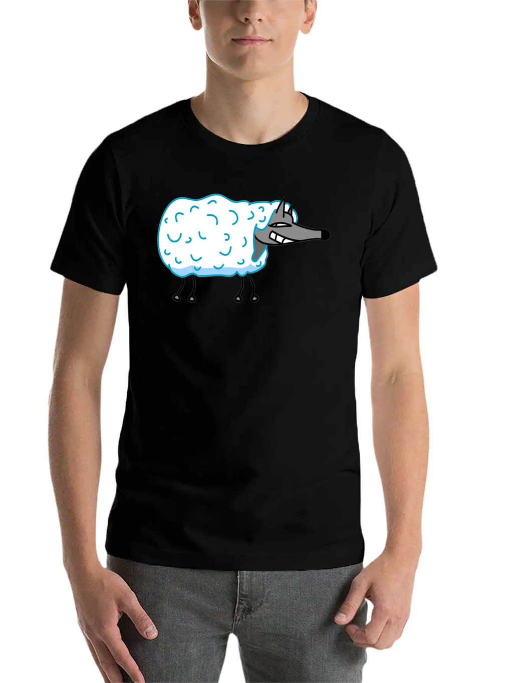 Wolf In Sheep S Clothing Unisex Casual T-Shirt – Clean Design For Daily Comfort
