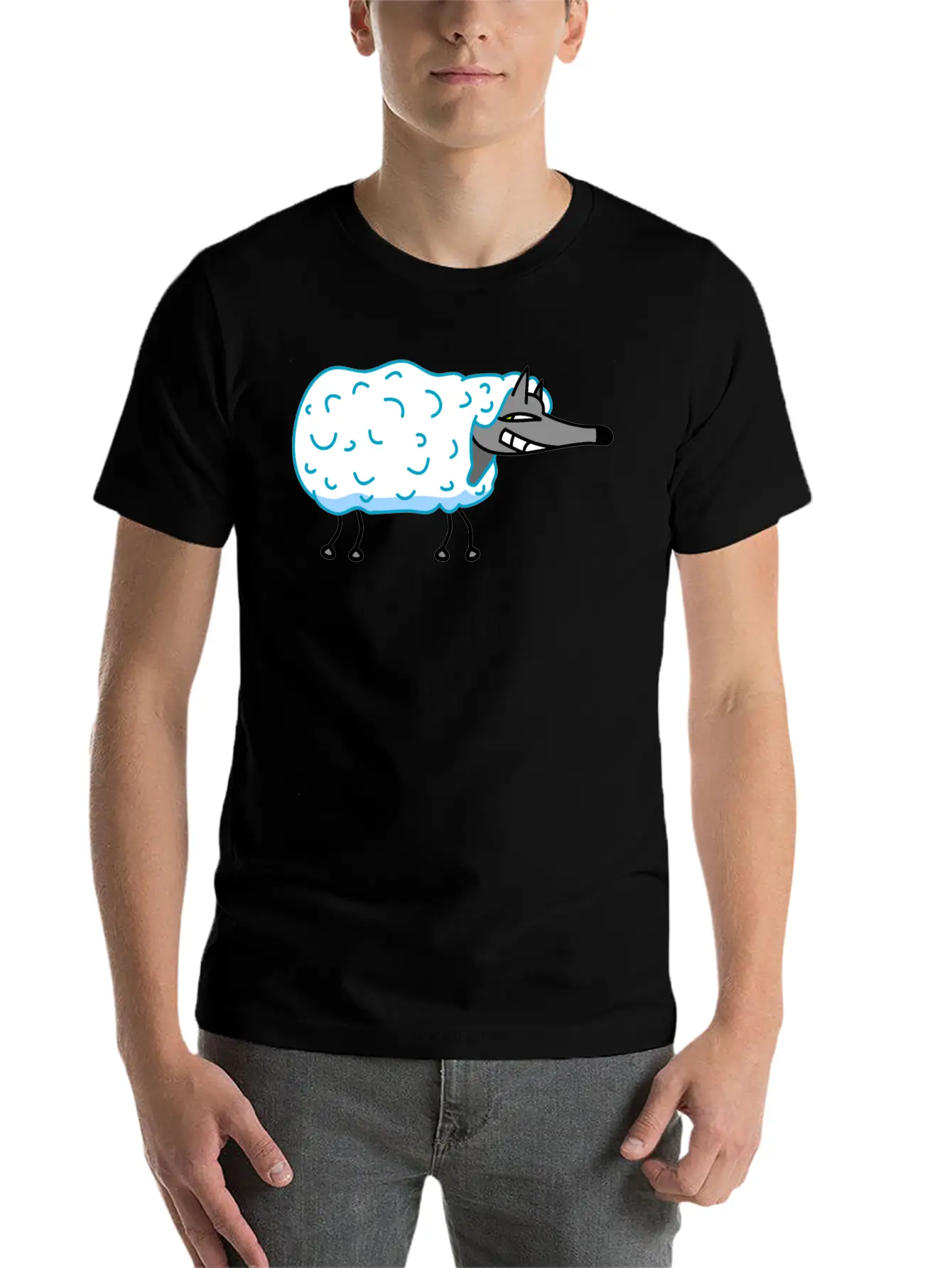 Wolf In Sheep S Clothing Unisex Casual T-Shirt – Clean Design For Daily Comfort