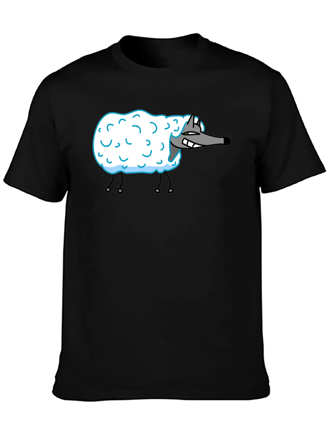 Wolf In Sheep S Clothing Unisex Casual T-Shirt – Clean Design For Daily Comfort