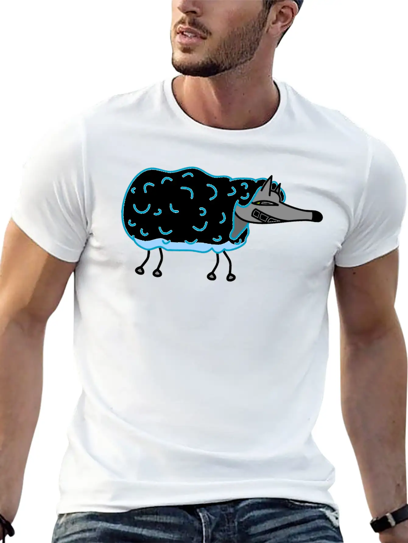 Wolf In Sheep S Clothing Unisex Casual T-Shirt – Clean Design For Daily Comfort