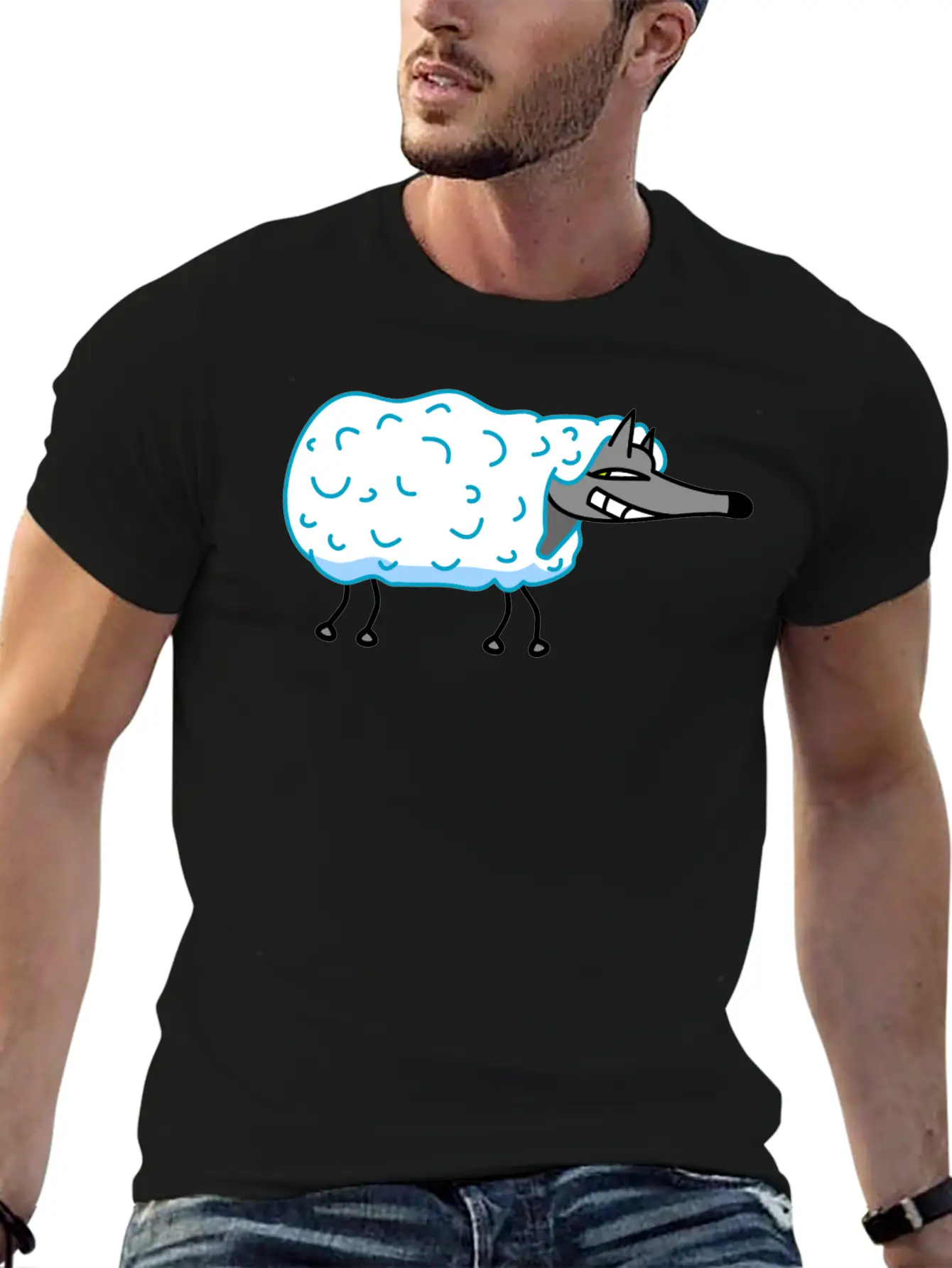 Wolf In Sheep S Clothing Unisex Casual T-Shirt – Clean Design For Daily Comfort