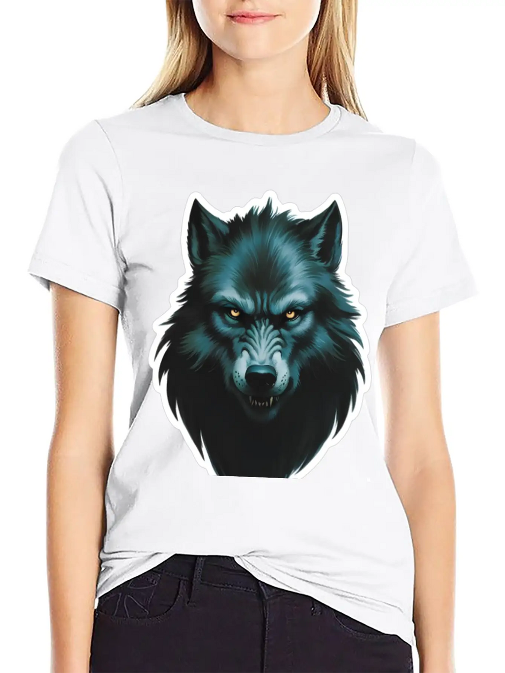 Wolf Man Stylish Everyday T-Shirt – Unisex Basic Cotton Tee
