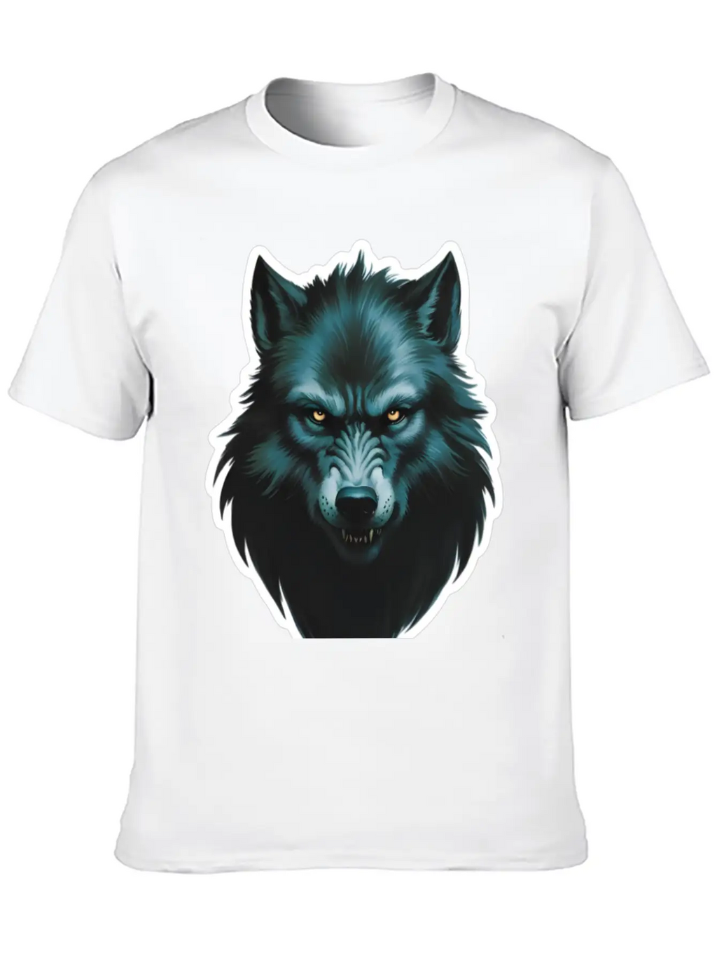 Wolf Man Stylish Everyday T-Shirt – Unisex Basic Cotton Tee