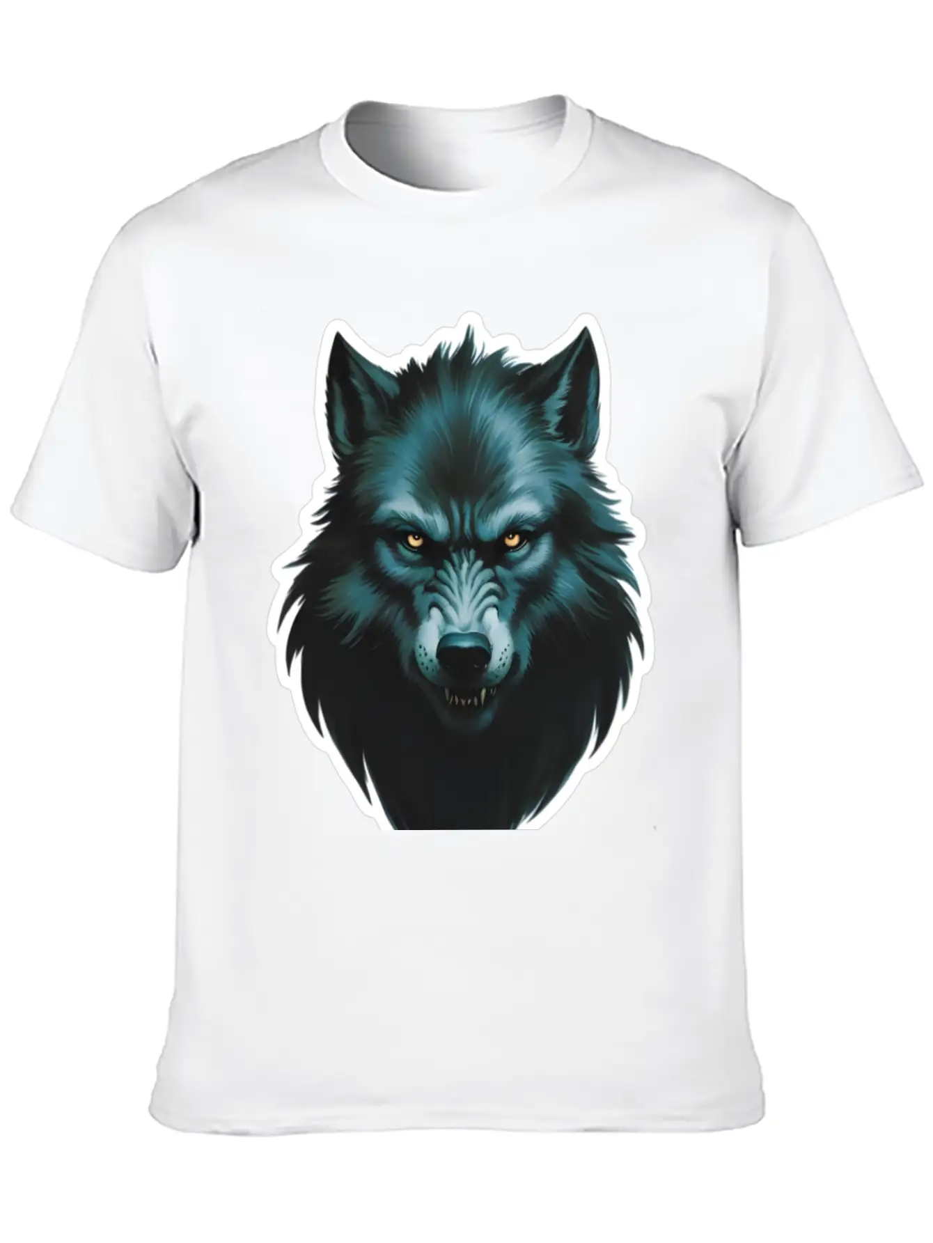 Wolf Man Stylish Everyday T-Shirt – Unisex Basic Cotton Tee