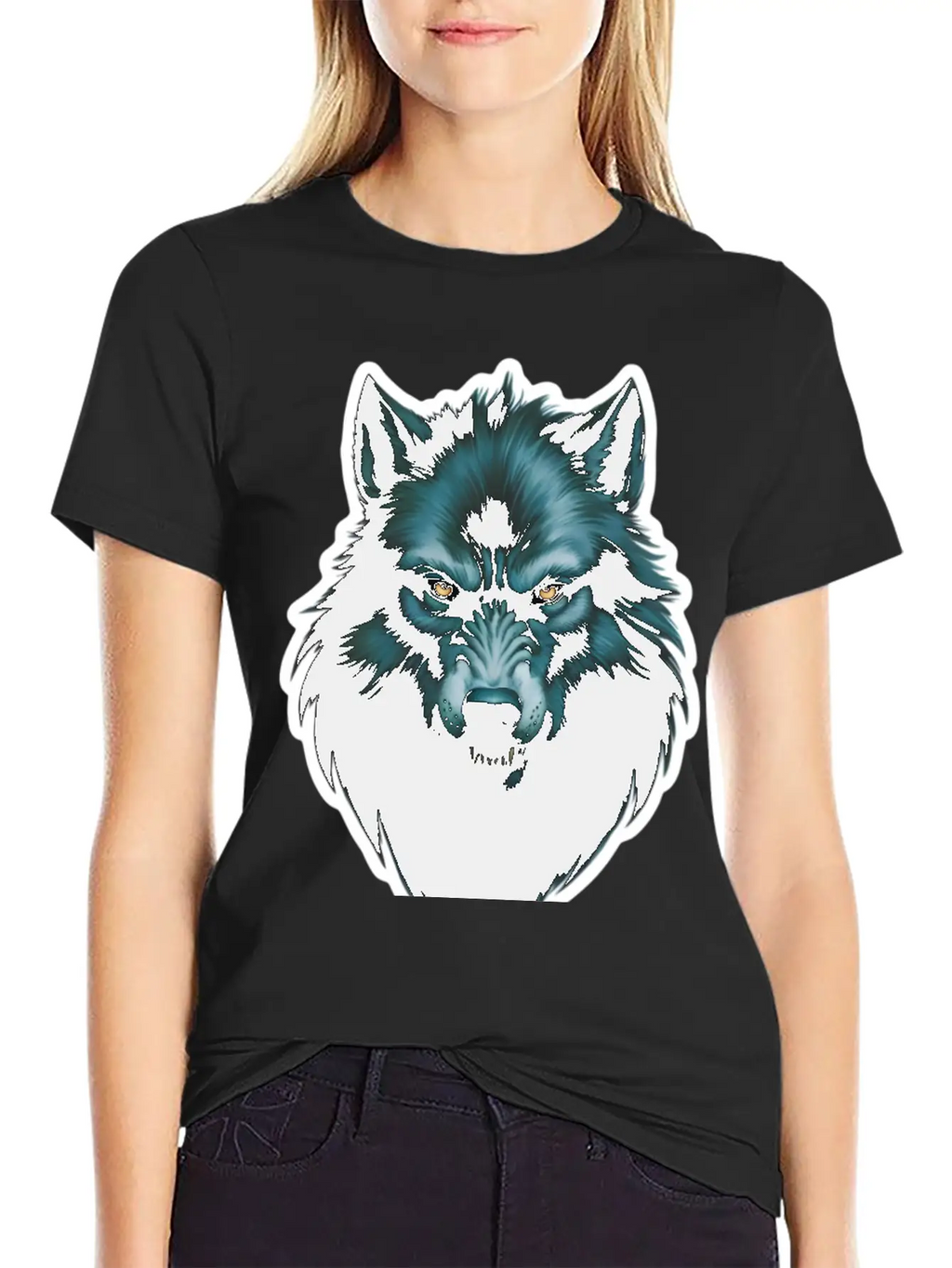 Wolf Man Stylish Everyday T-Shirt – Unisex Basic Cotton Tee