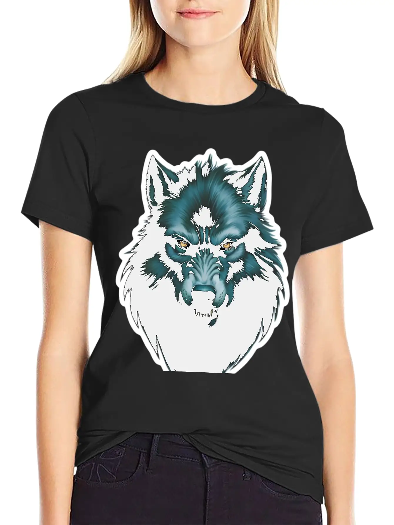 Wolf Man Stylish Everyday T-Shirt – Unisex Basic Cotton Tee