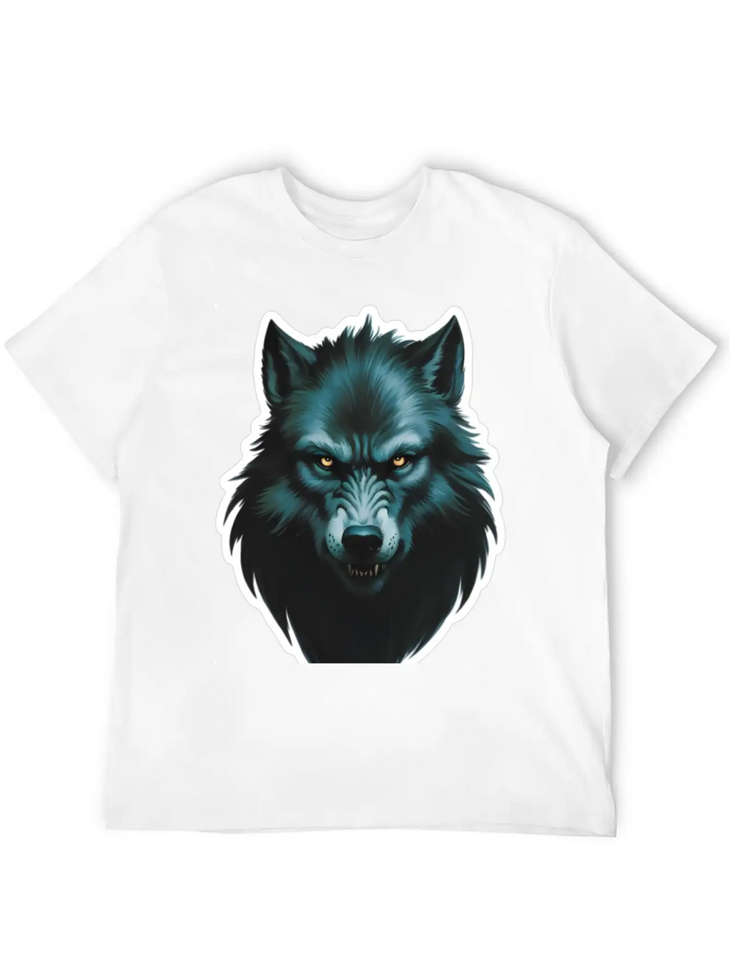 Wolf Man Stylish Everyday T-Shirt – Unisex Basic Cotton Tee