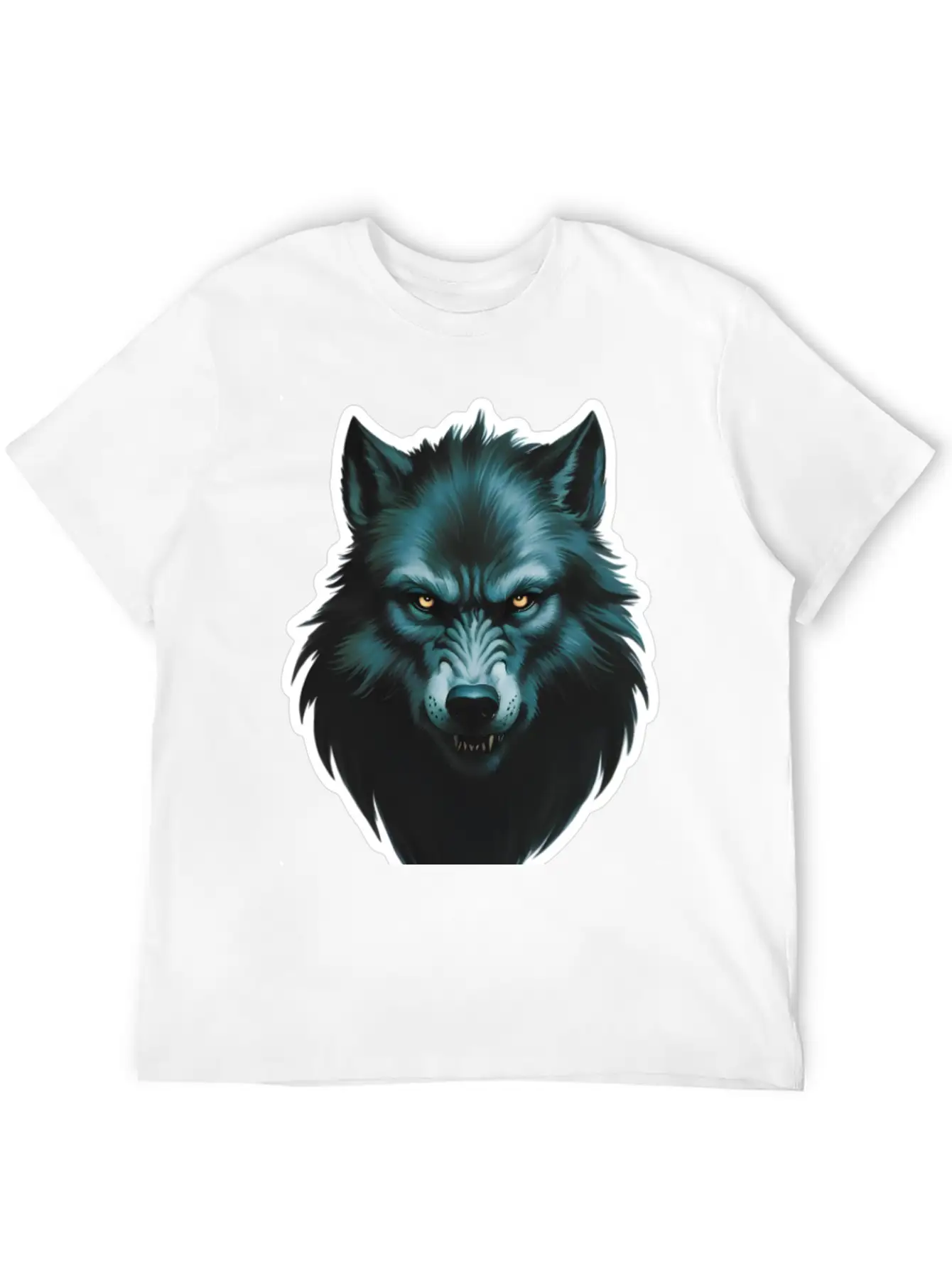 Wolf Man Stylish Everyday T-Shirt – Unisex Basic Cotton Tee