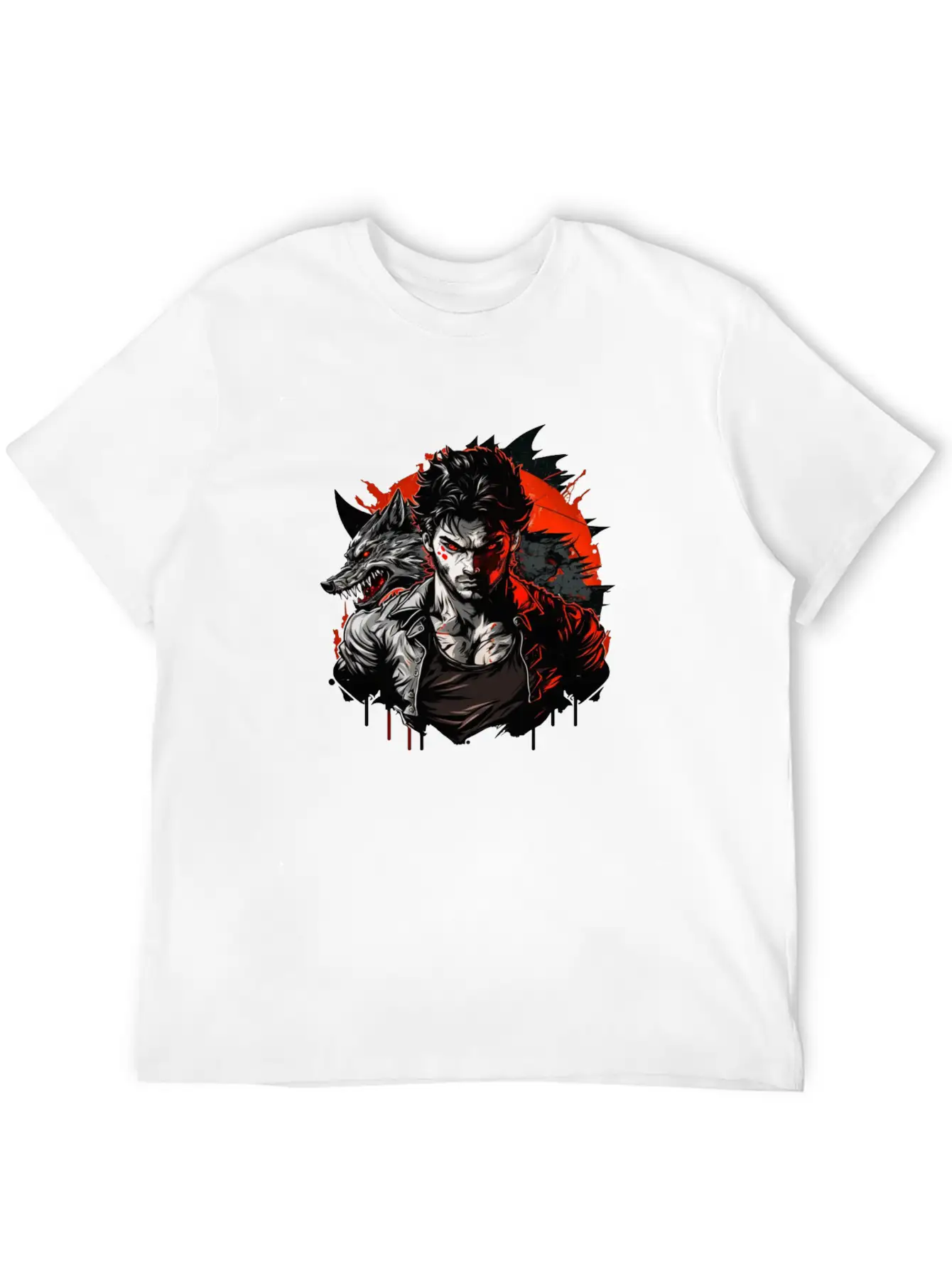 Wolf Master Angry Stylish Everyday T-Shirt – Unisex Basic Cotton Tee
