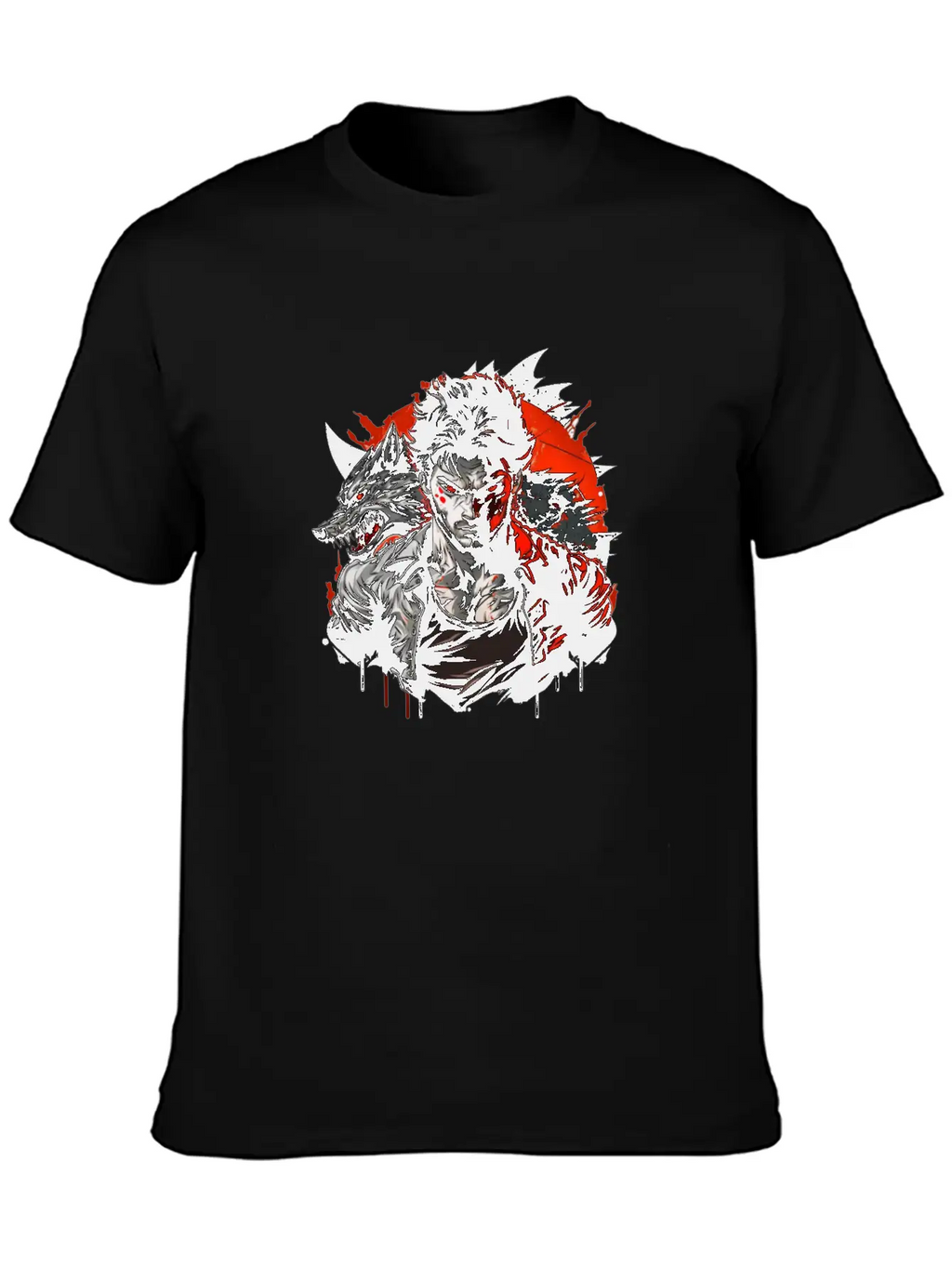Wolf Master Angry Stylish Everyday T-Shirt – Unisex Basic Cotton Tee