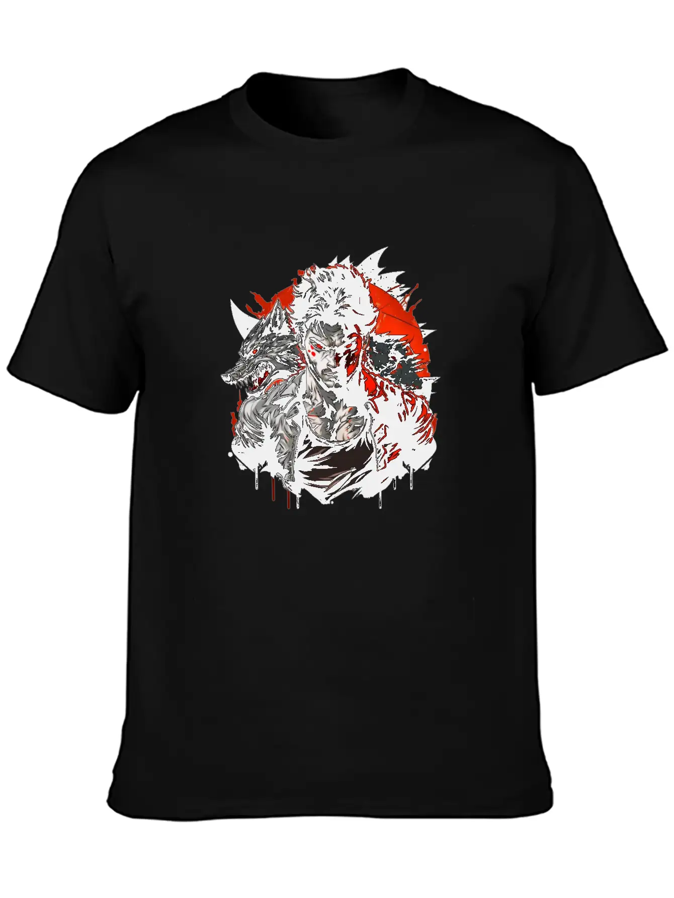 Wolf Master Angry Stylish Everyday T-Shirt – Unisex Basic Cotton Tee