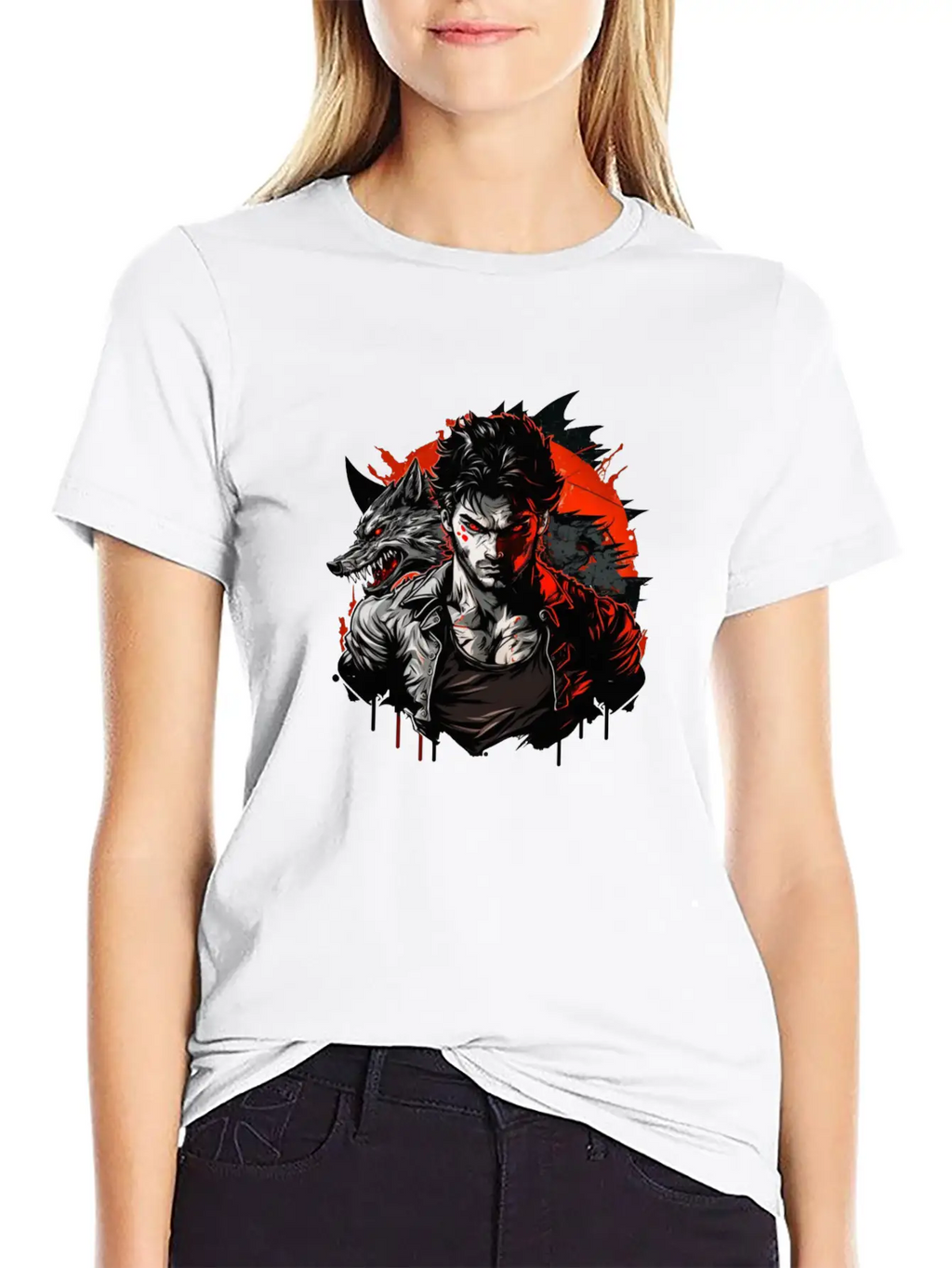 Wolf Master Angry Stylish Everyday T-Shirt – Unisex Basic Cotton Tee