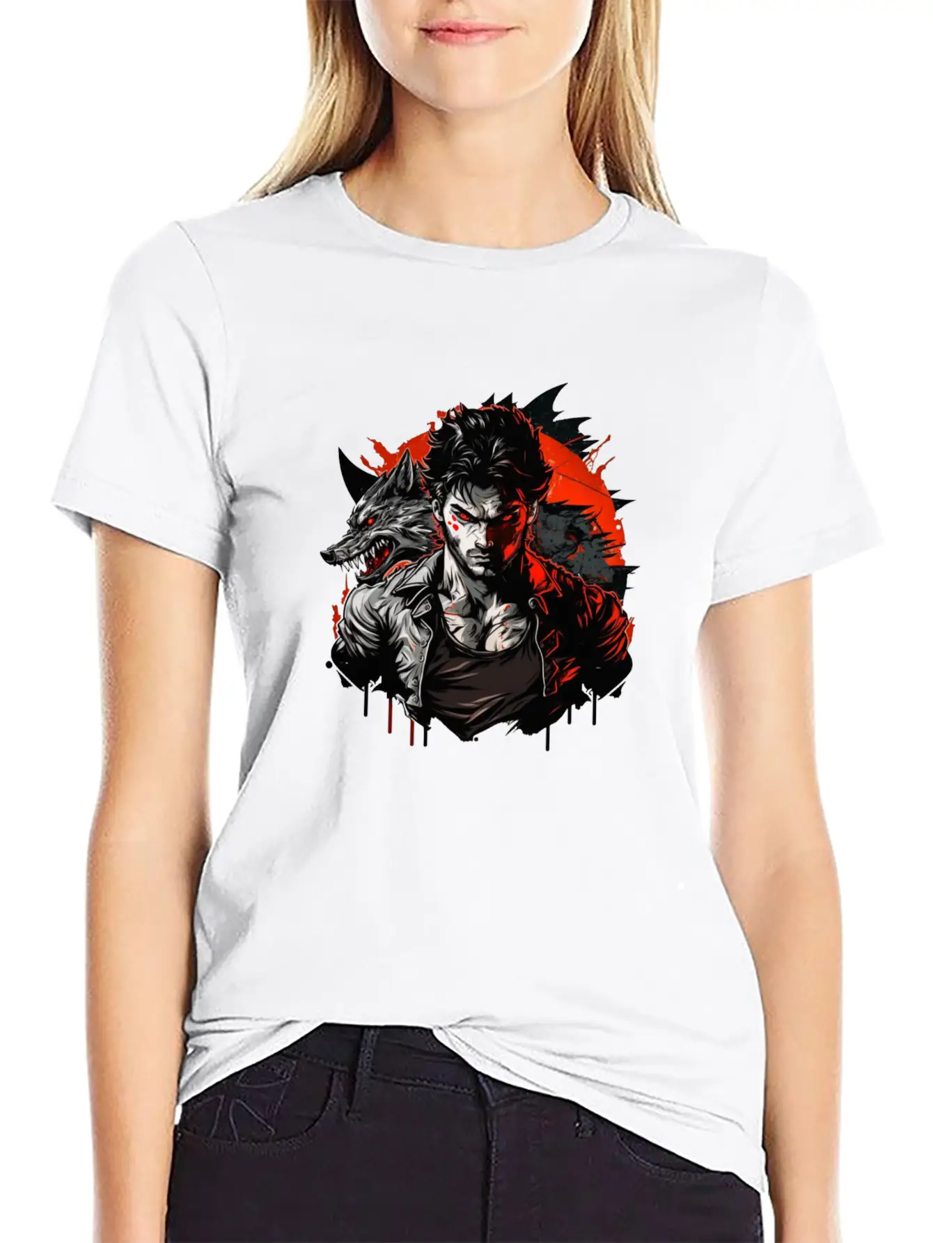 Wolf Master Angry Stylish Everyday T-Shirt – Unisex Basic Cotton Tee
