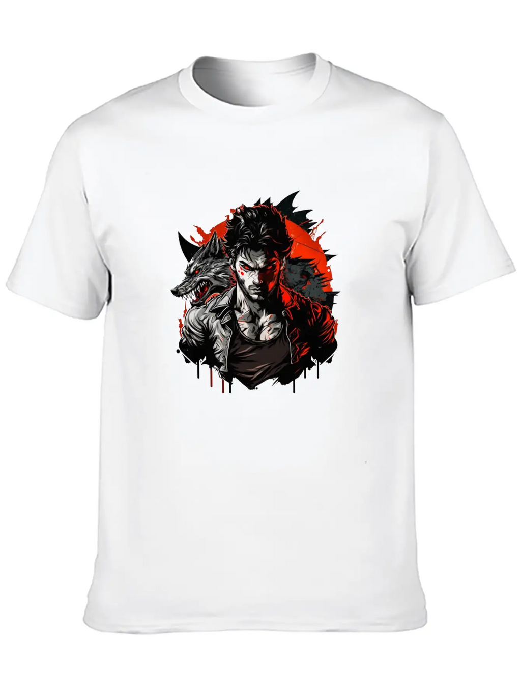 Wolf Master Angry Stylish Everyday T-Shirt – Unisex Basic Cotton Tee