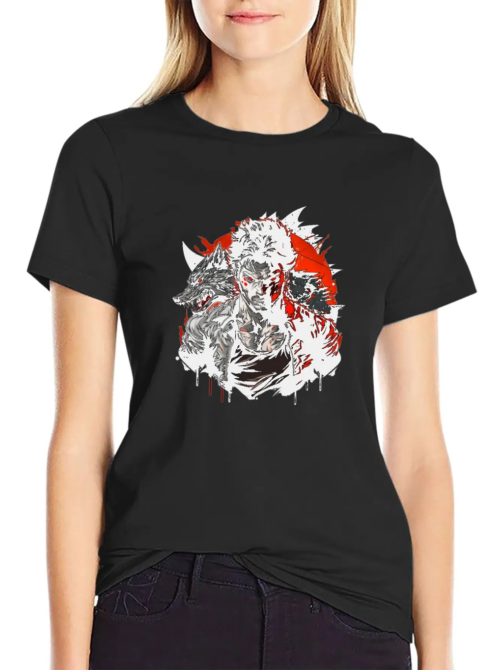 Wolf Master Angry Stylish Everyday T-Shirt – Unisex Basic Cotton Tee