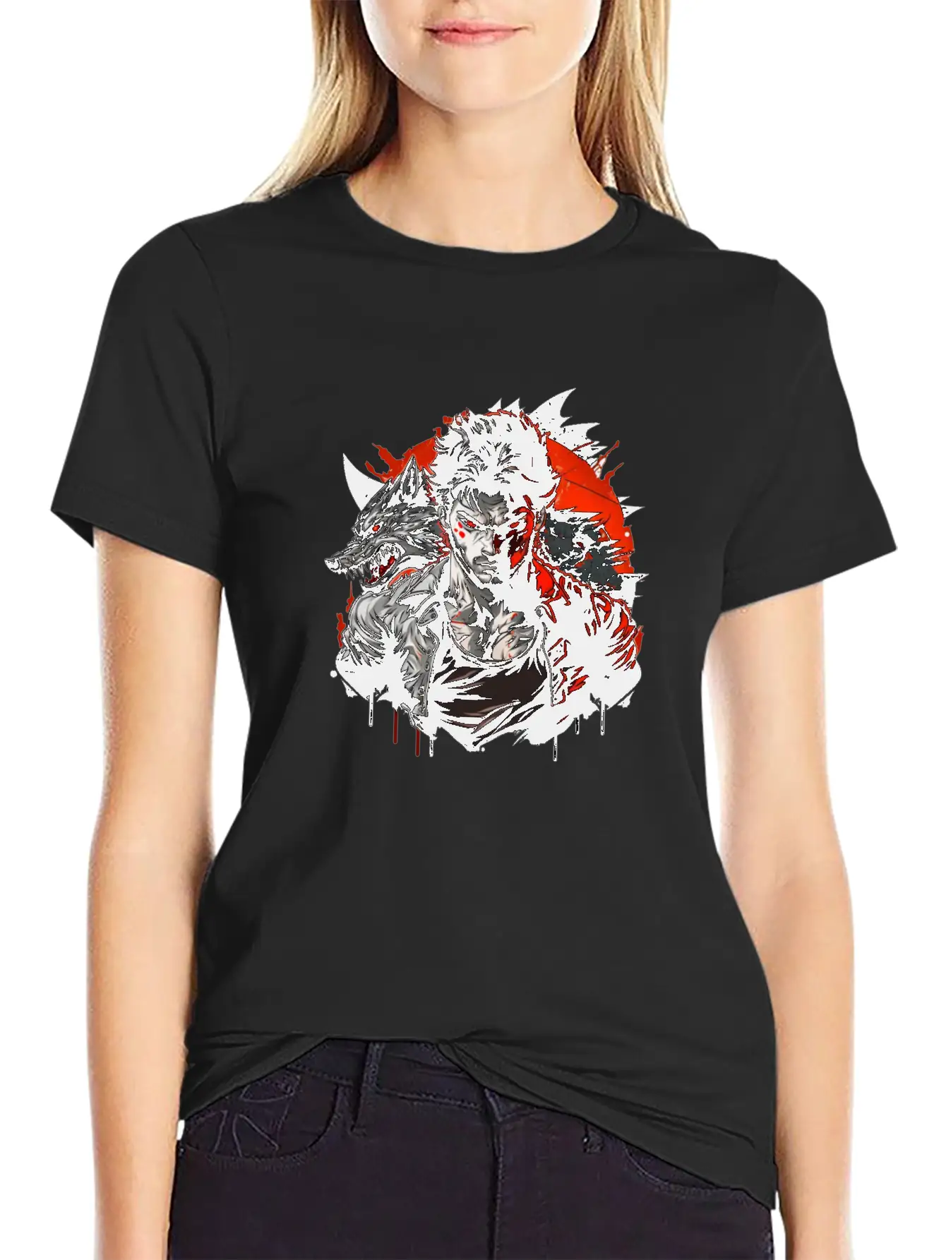 Wolf Master Angry Stylish Everyday T-Shirt – Unisex Basic Cotton Tee