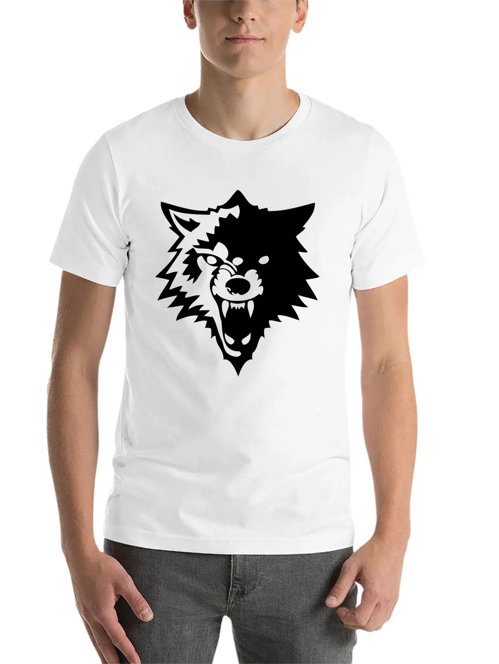 Wolf Or Wolverines? Stylish Everyday T-Shirt – Unisex Basic Cotton Tee