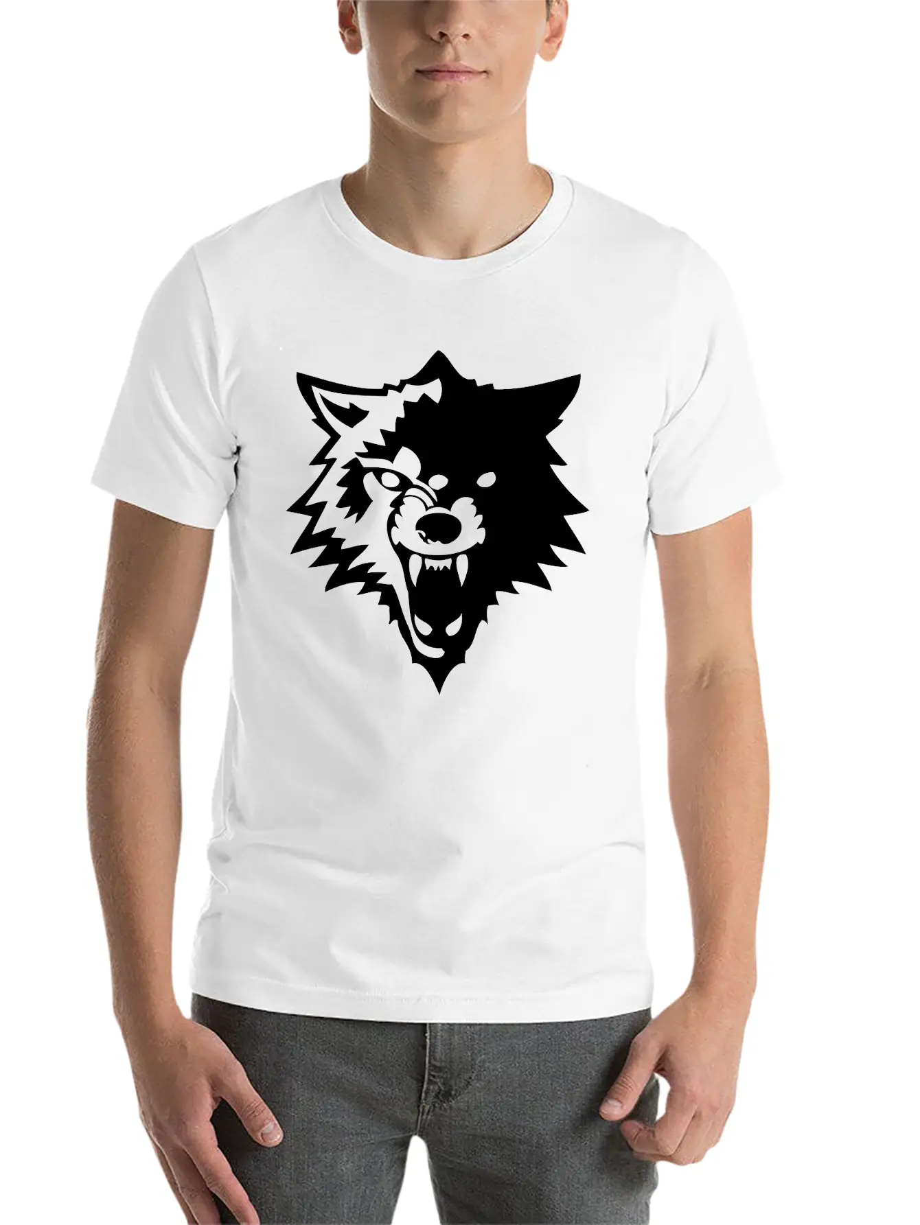 Wolf Or Wolverines? Stylish Everyday T-Shirt – Unisex Basic Cotton Tee