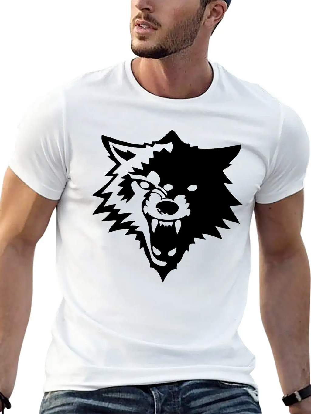 Wolf Or Wolverines? Stylish Everyday T-Shirt – Unisex Basic Cotton Tee