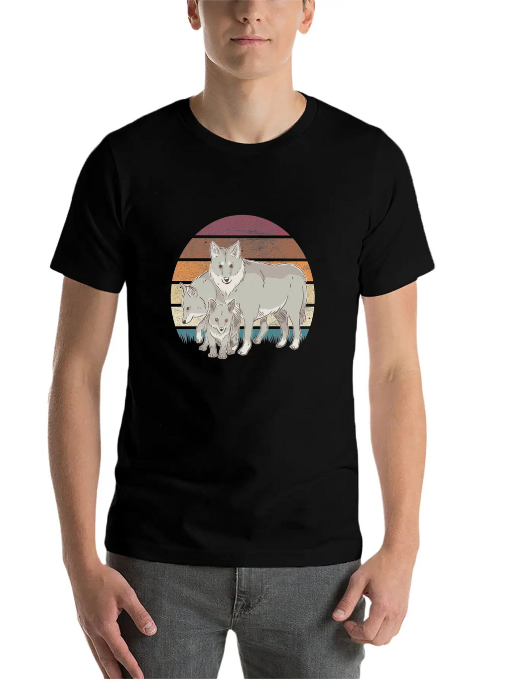 Wolf Pack Wolves Wolf Stylish Everyday T-Shirt – Unisex Basic Cotton Tee