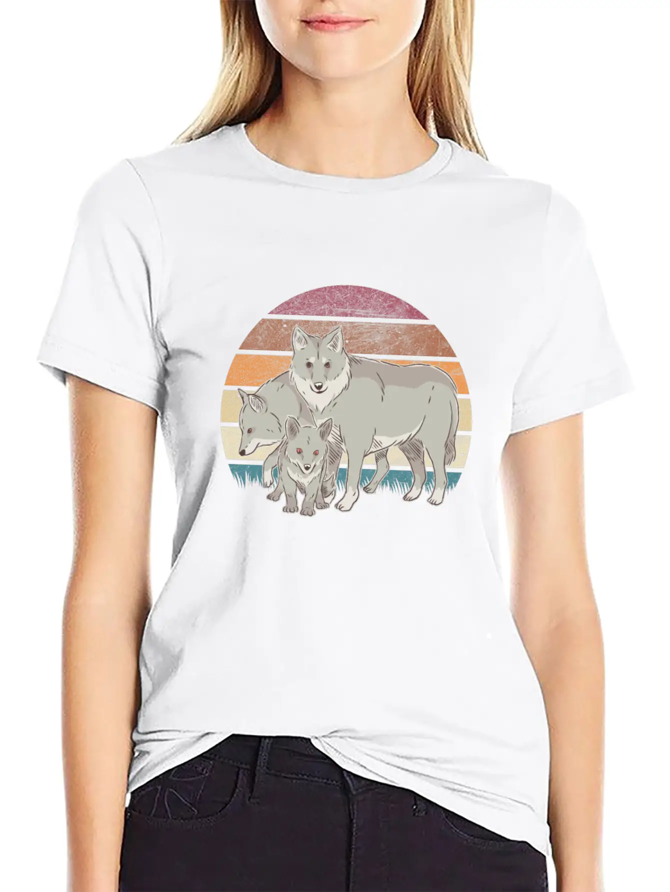 Wolf Pack Wolves Wolf Stylish Everyday T-Shirt – Unisex Basic Cotton Tee